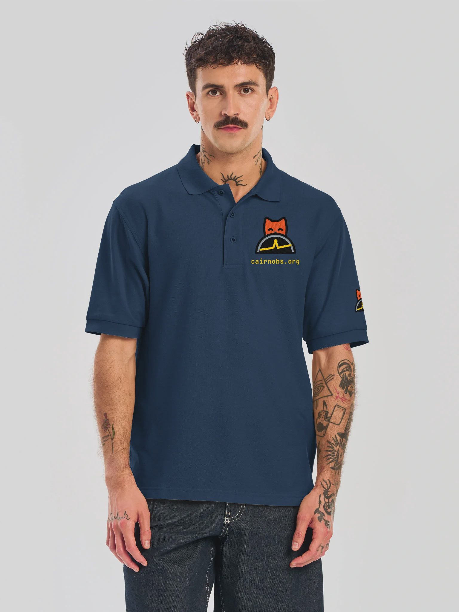 Cairn OBS Polo, Navy, photo 5 of 6