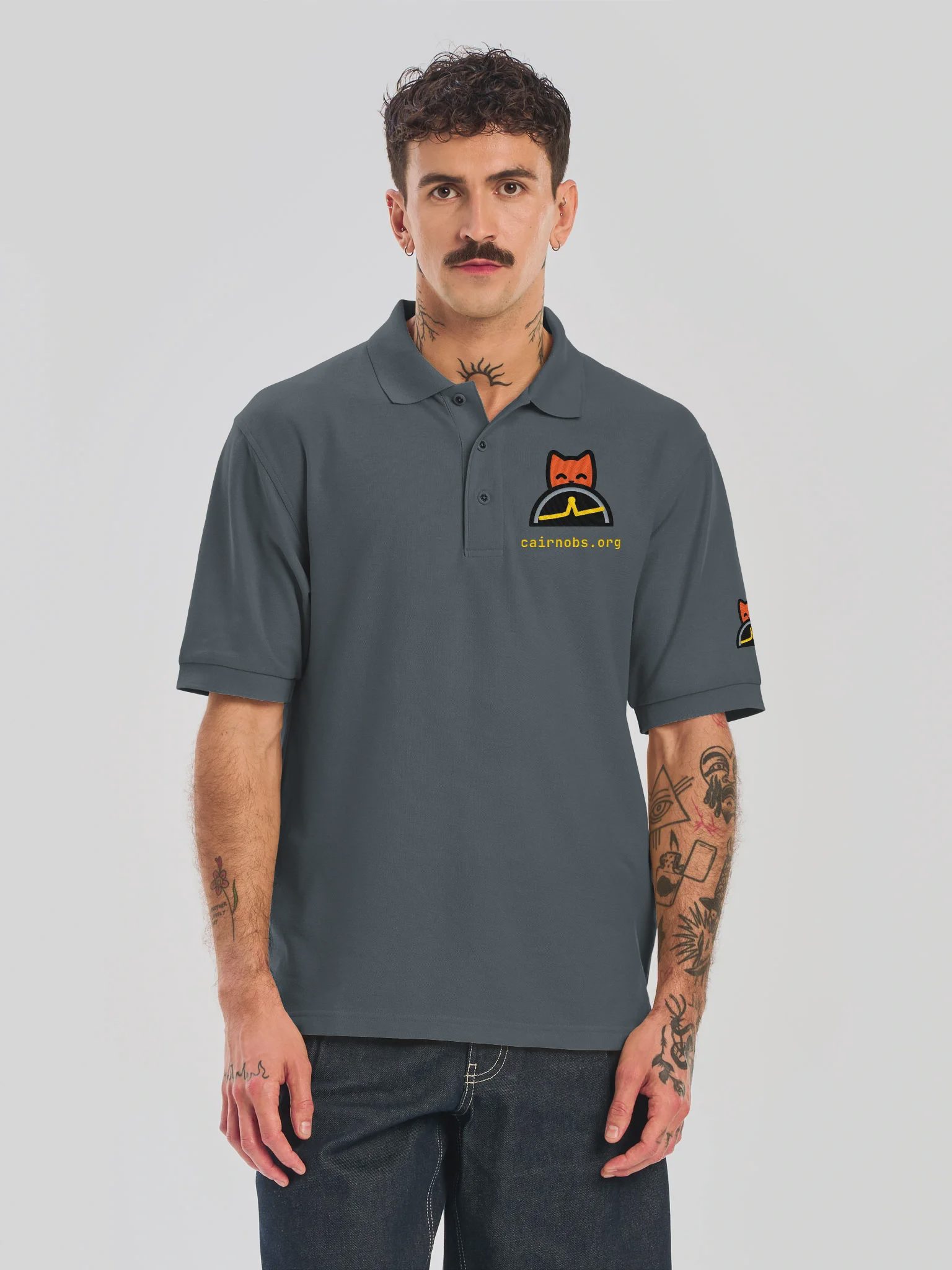Cairn OBS Polo, Steel Grey, photo 5 of 6