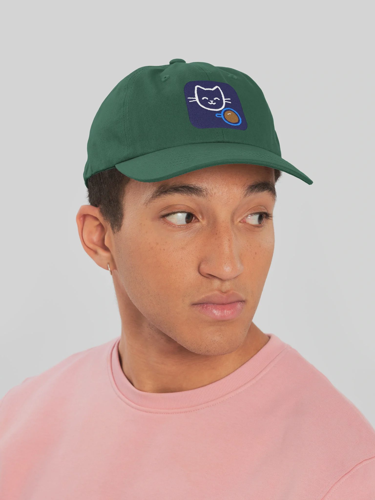 Coffey Labs Dad Hat, Spruce, photo 6 of 6
