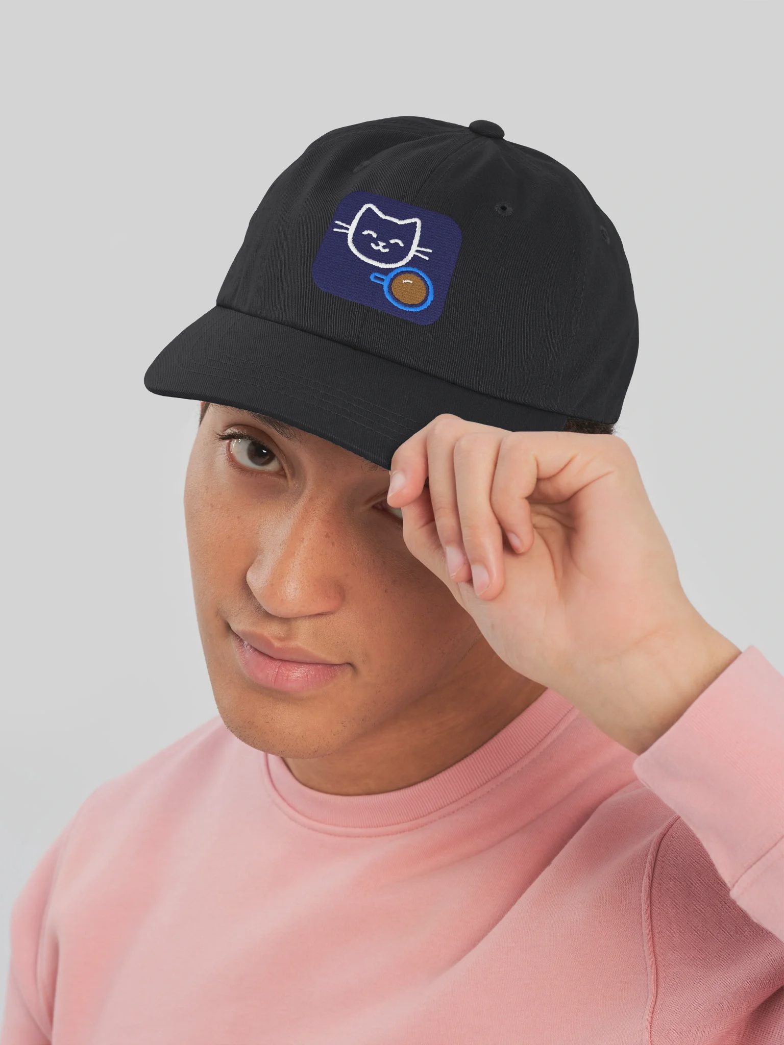 Coffey Labs Dad Hat, Black, photo 5 of 6