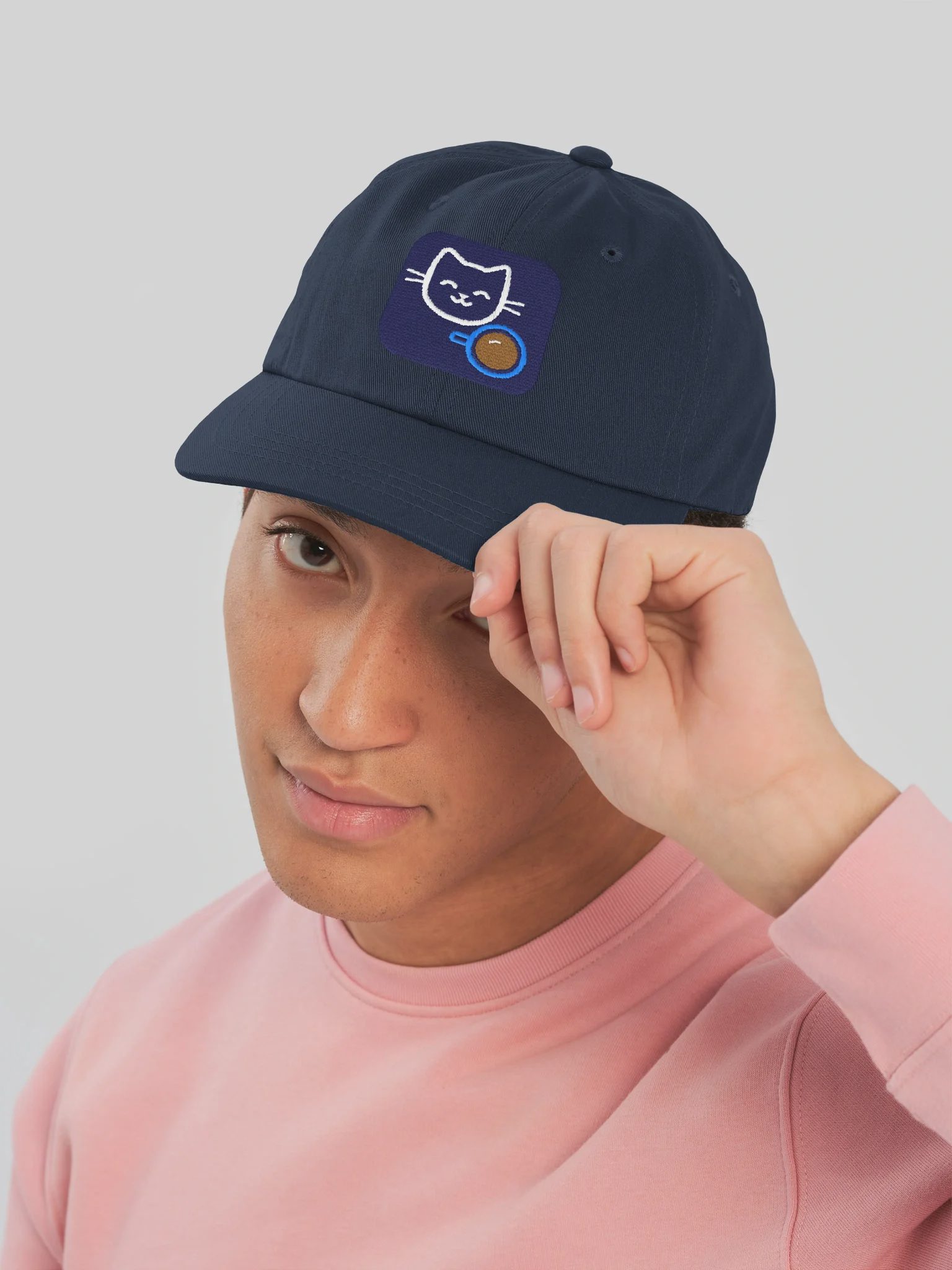 Coffey Labs Dad Hat, Navy, photo 5 of 6