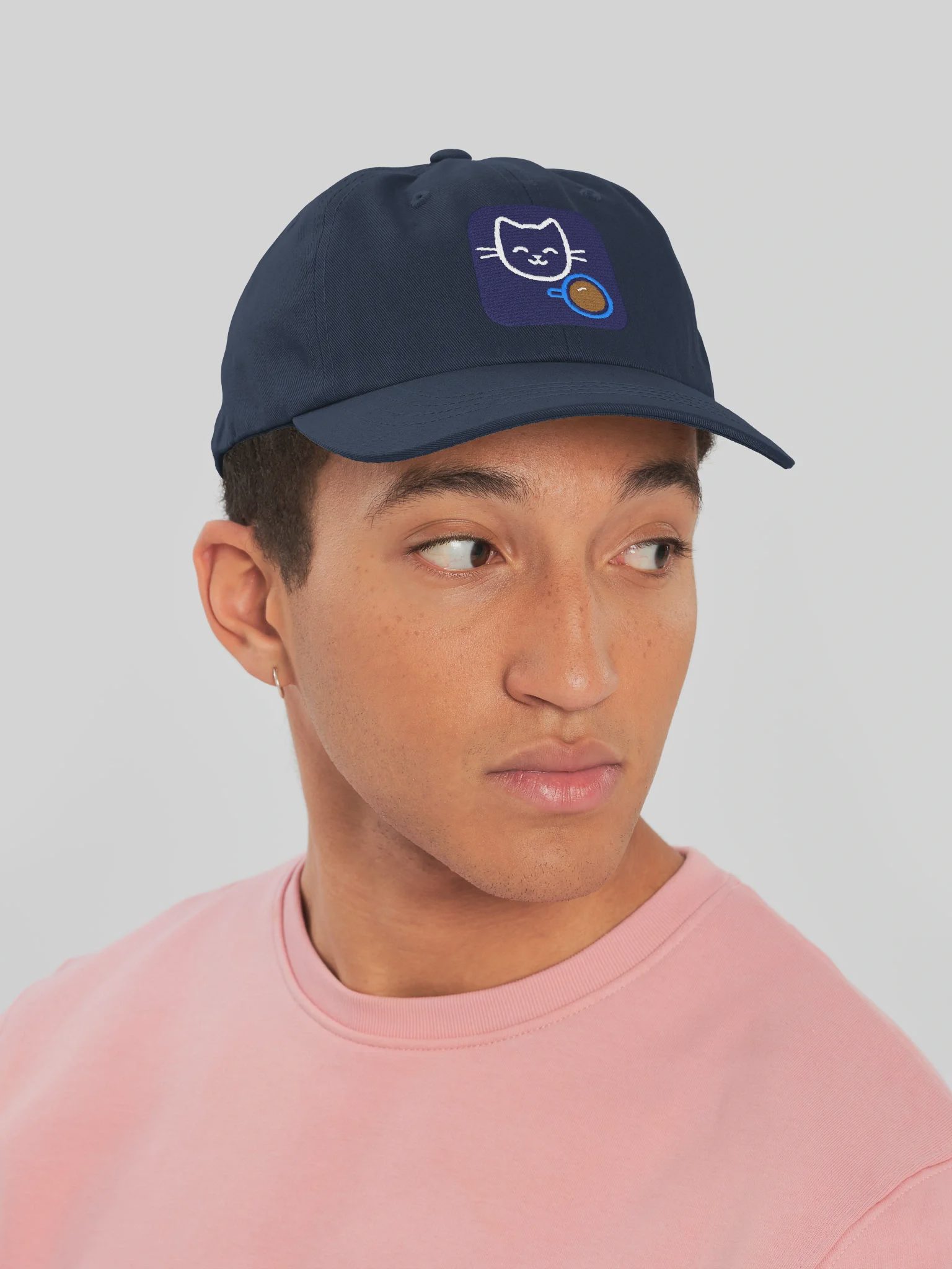 Coffey Labs Dad Hat, Navy, photo 6 of 6