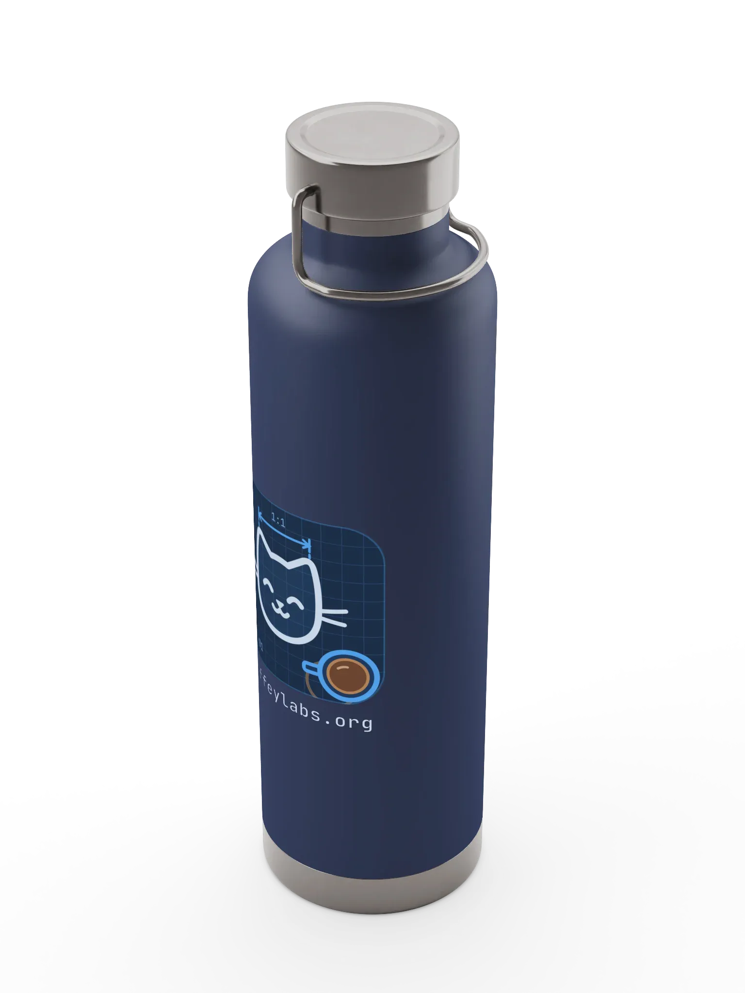 Coffey Labs Insulated Bottle, Navy, photo 5 of 6