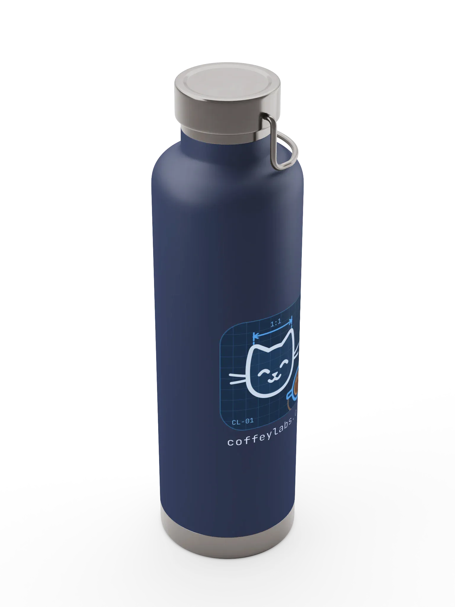 Coffey Labs Insulated Bottle, Navy, photo 6 of 6