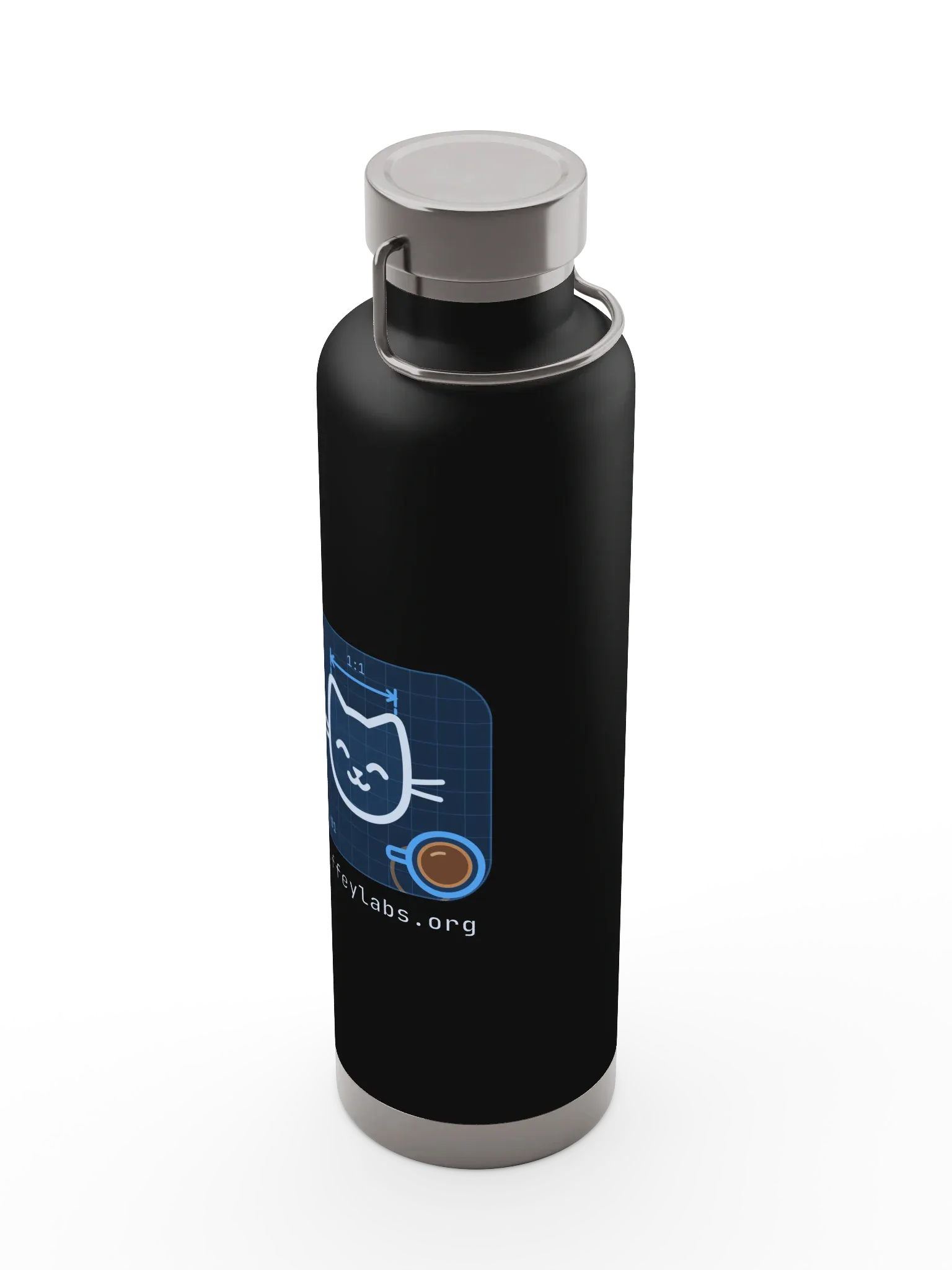 Coffey Labs Insulated Bottle, Black, photo 5 of 6