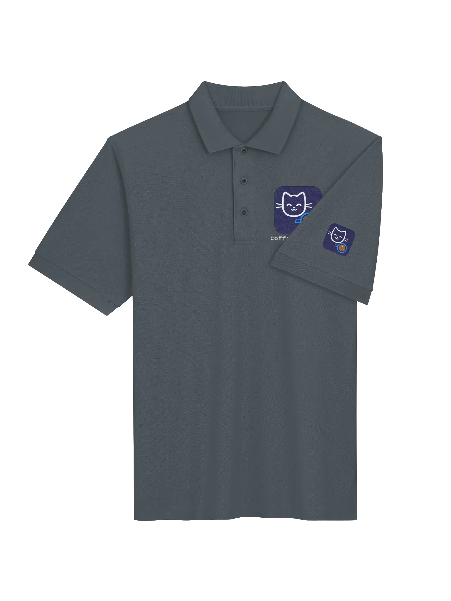 Coffey Labs Polo, Steel Grey, photo 4 of 6