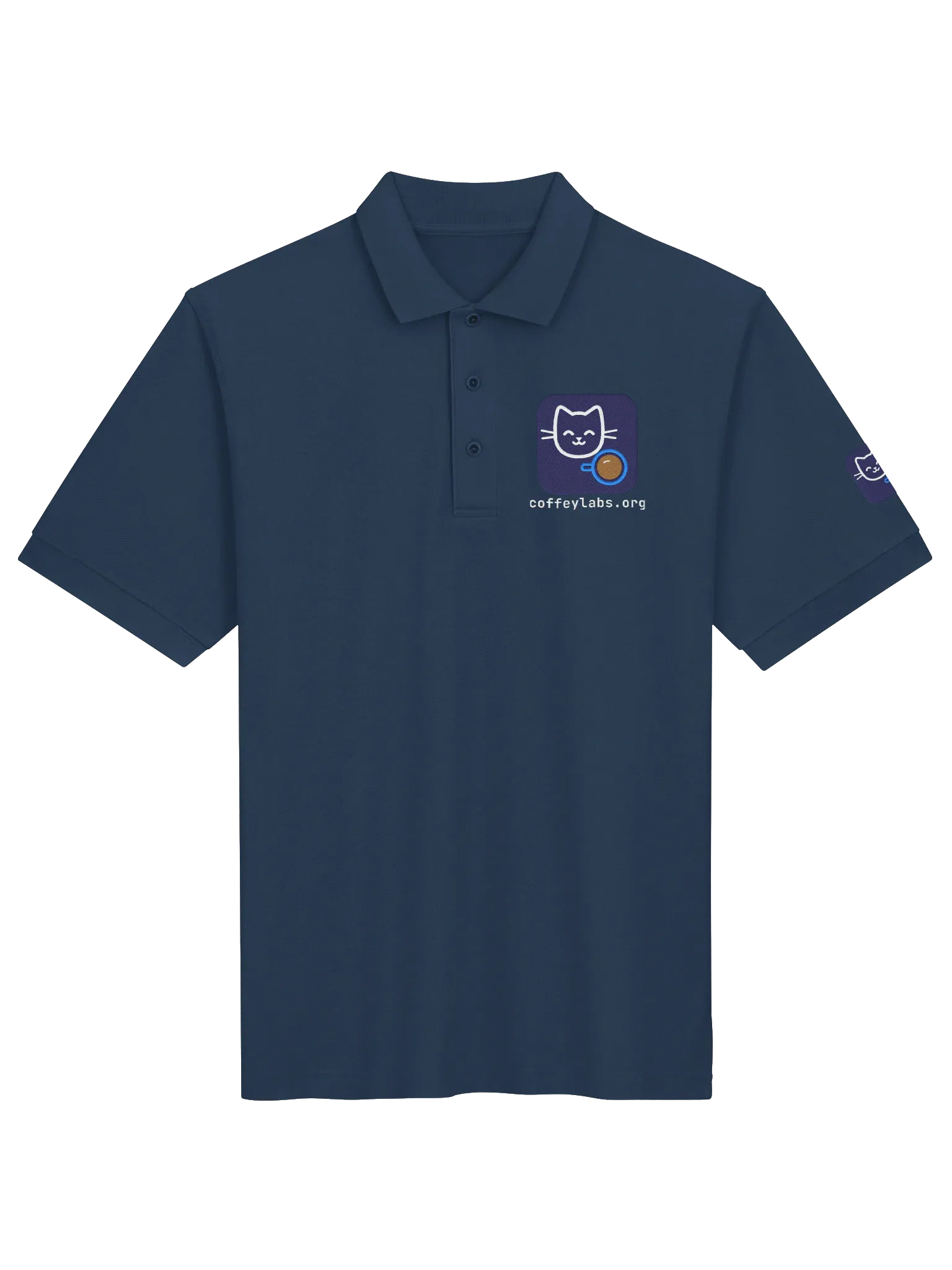 Coffey Labs Polo, Navy, photo 1 of 6
