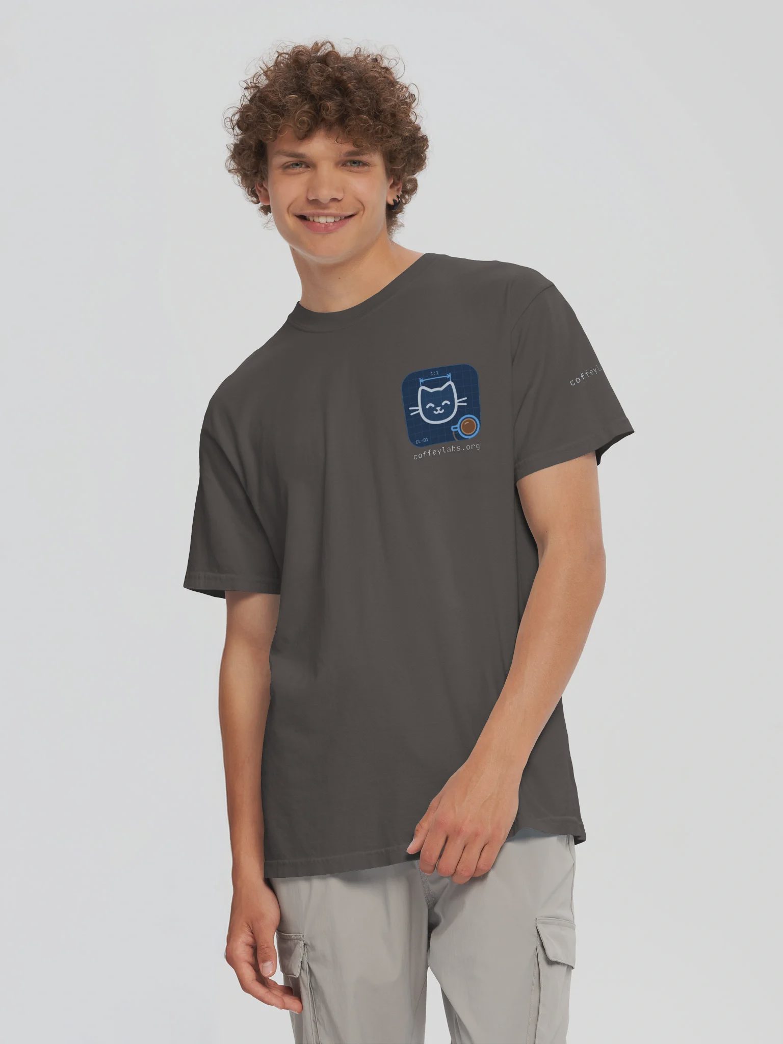 Coffey Labs T-Shirt, Pepper, photo 5 of 6