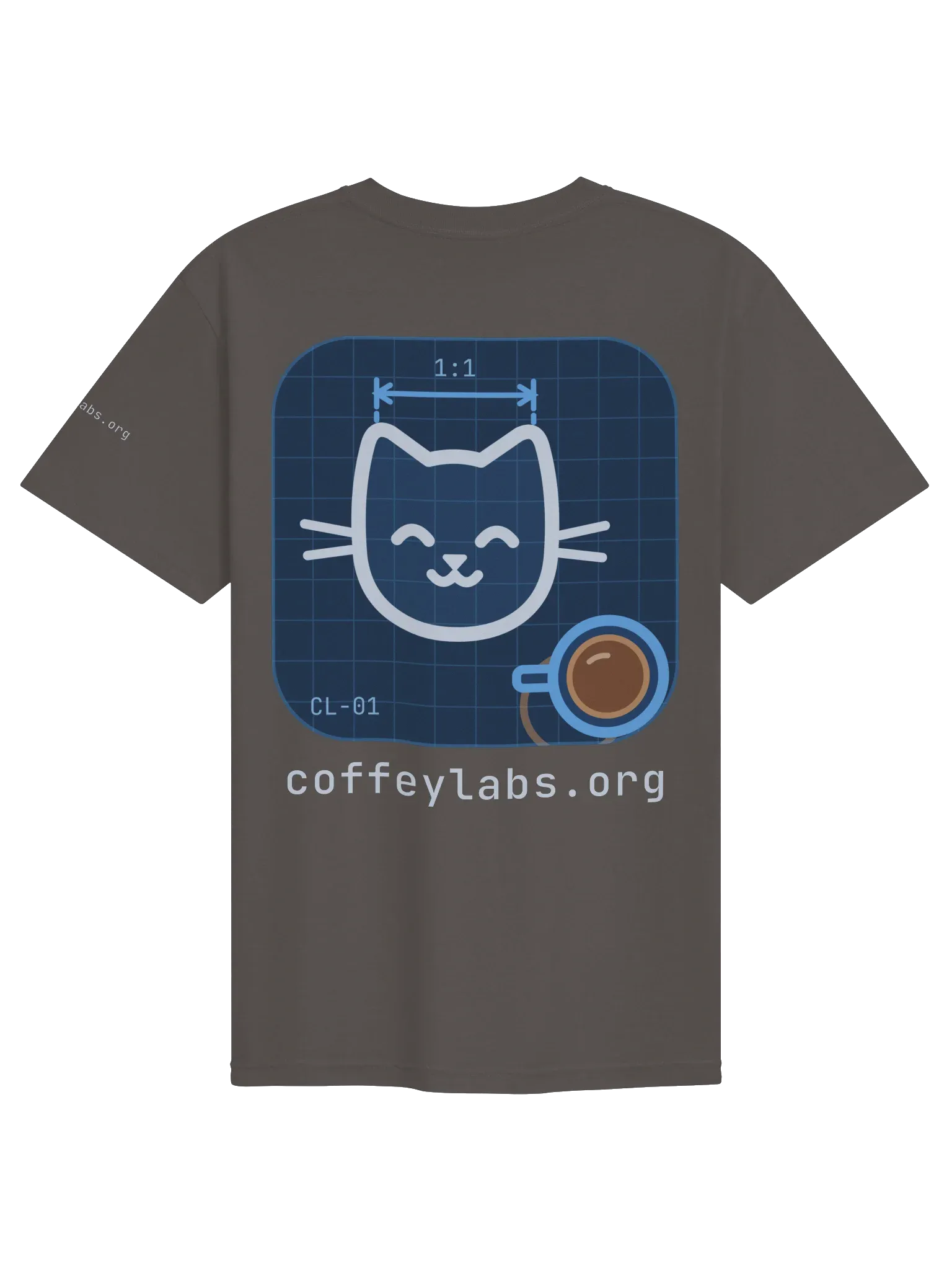 Coffey Labs T-Shirt, Pepper, photo 2 of 6