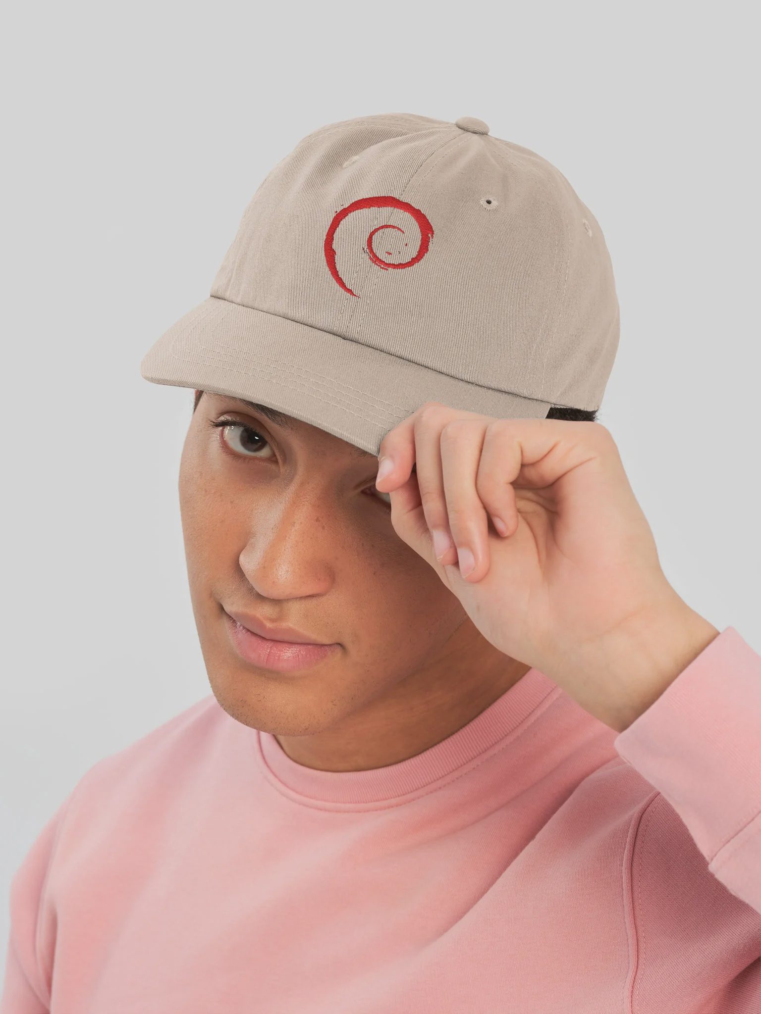 Debian Dad Hat, Stone, photo 5 of 6