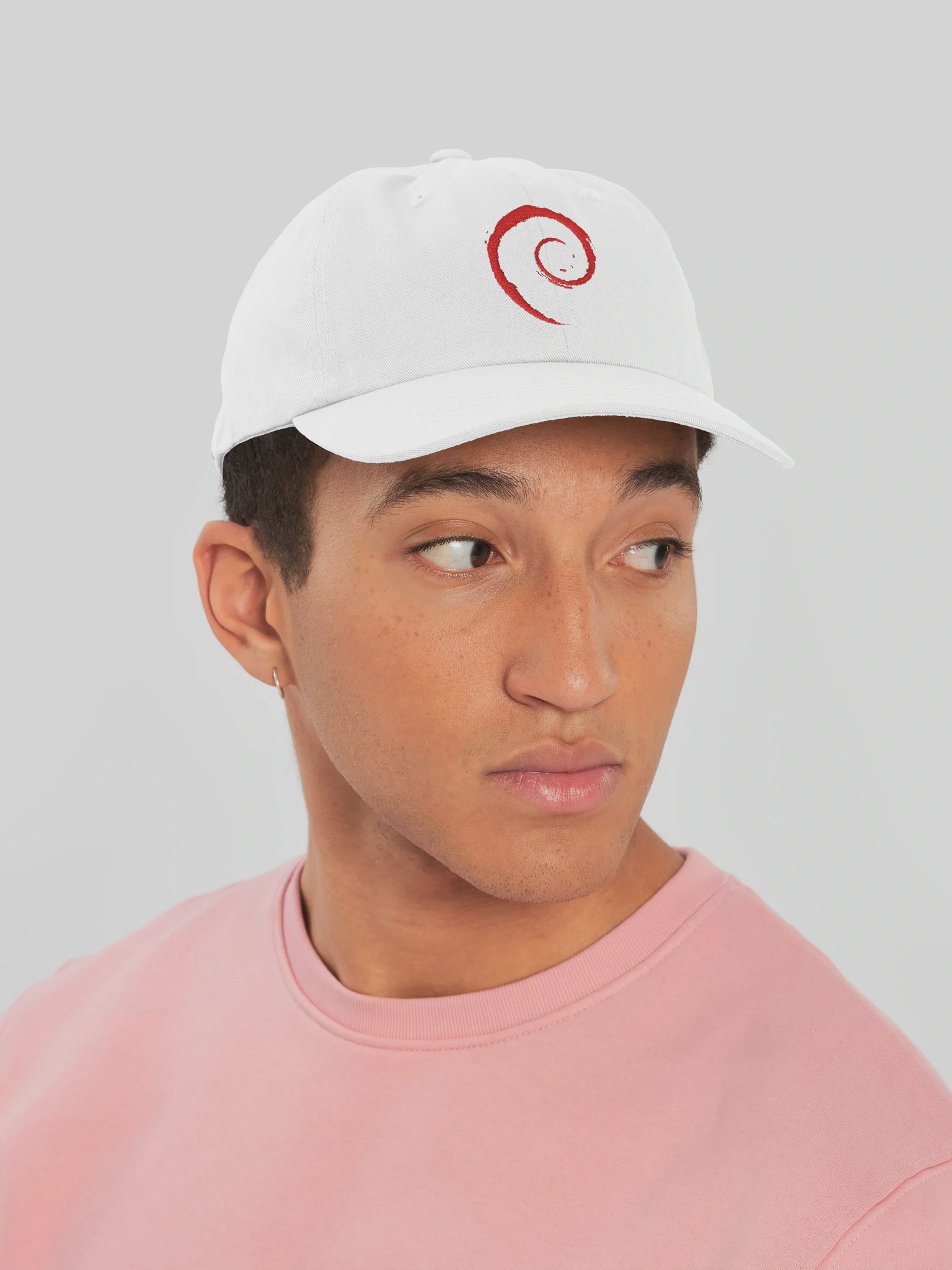 Debian Dad Hat, White, photo 6 of 6