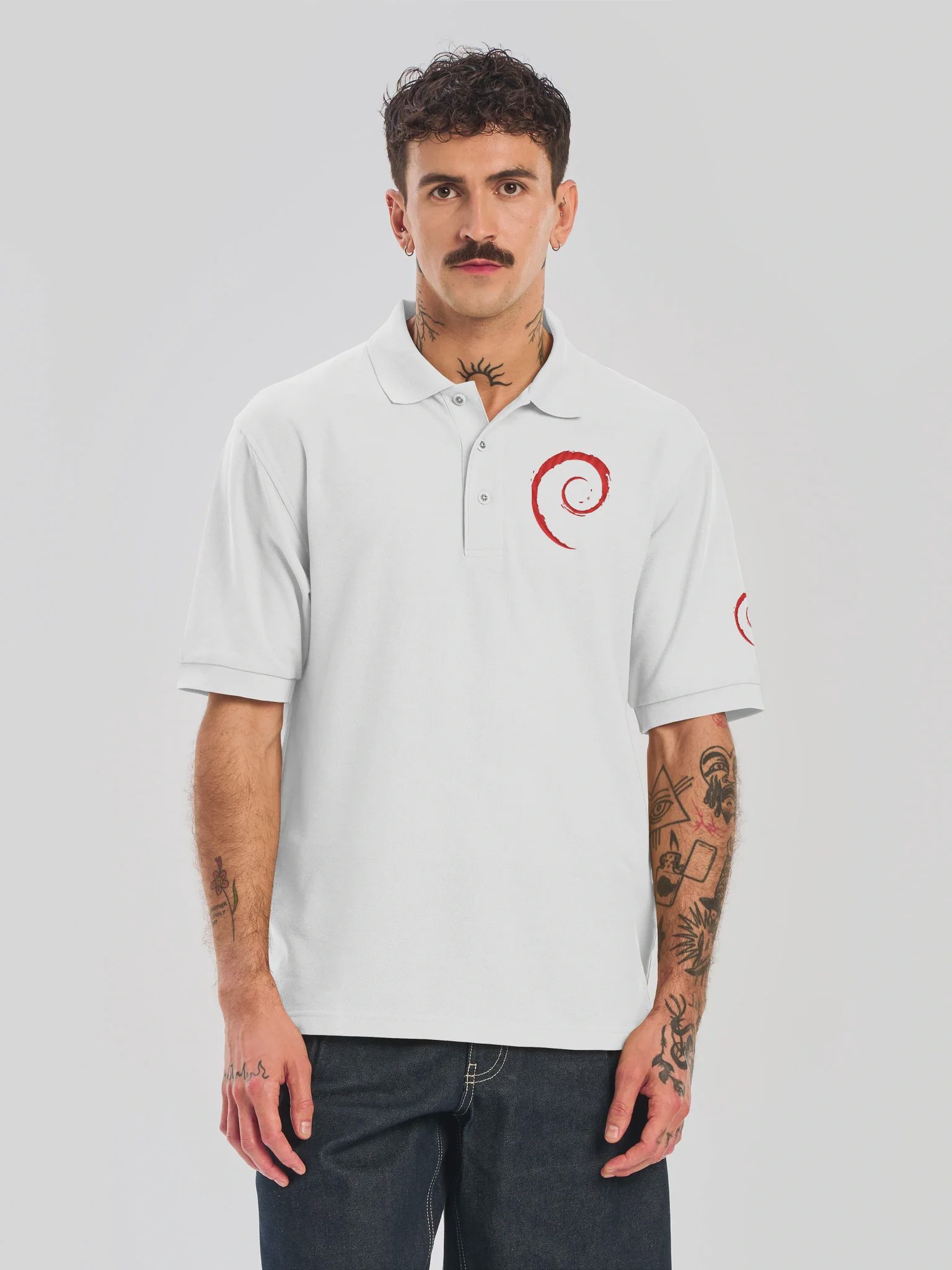 Debian Polo, White, photo 5 of 6