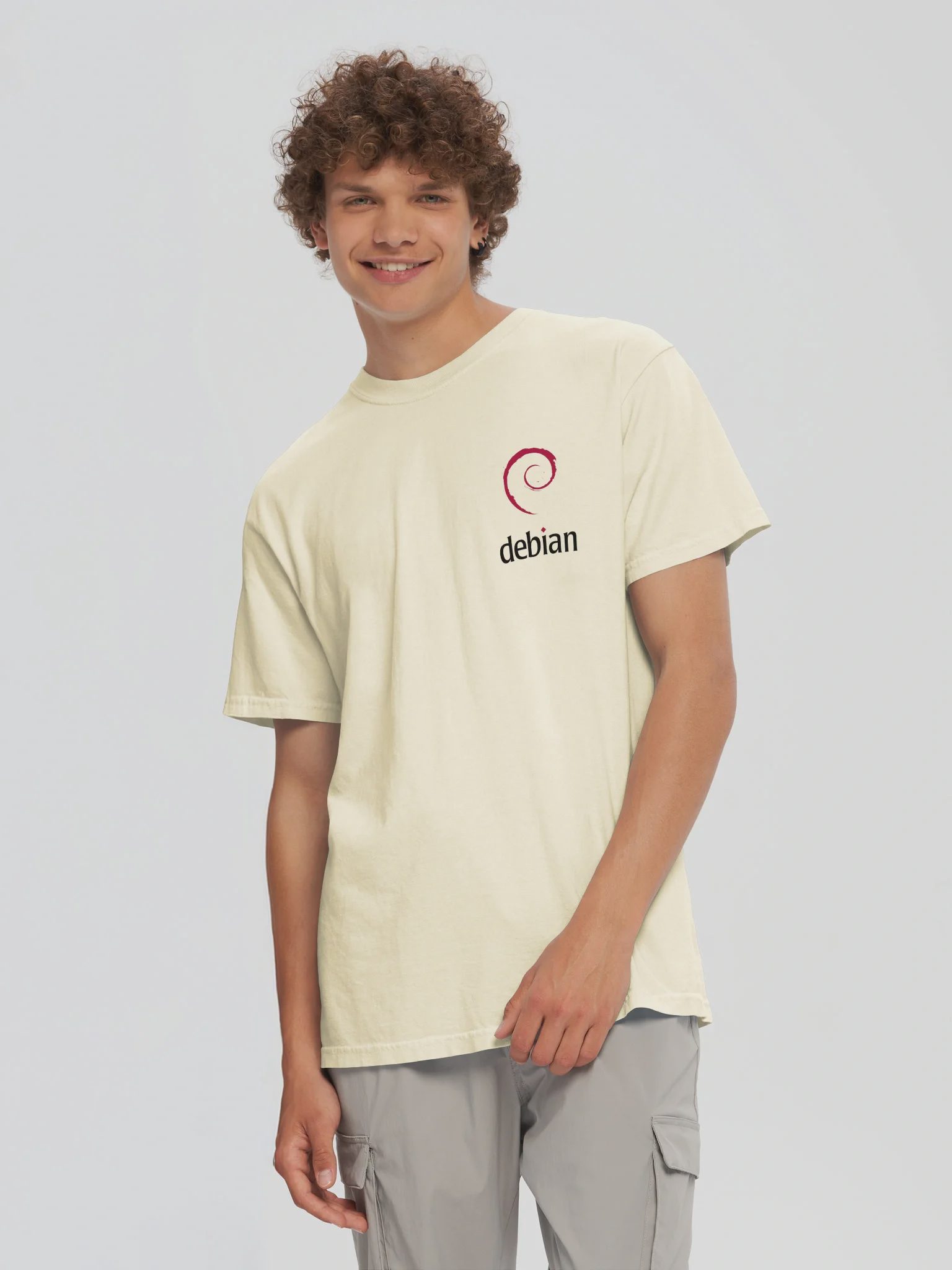 Debian T-Shirt, Ivory, photo 5 of 6