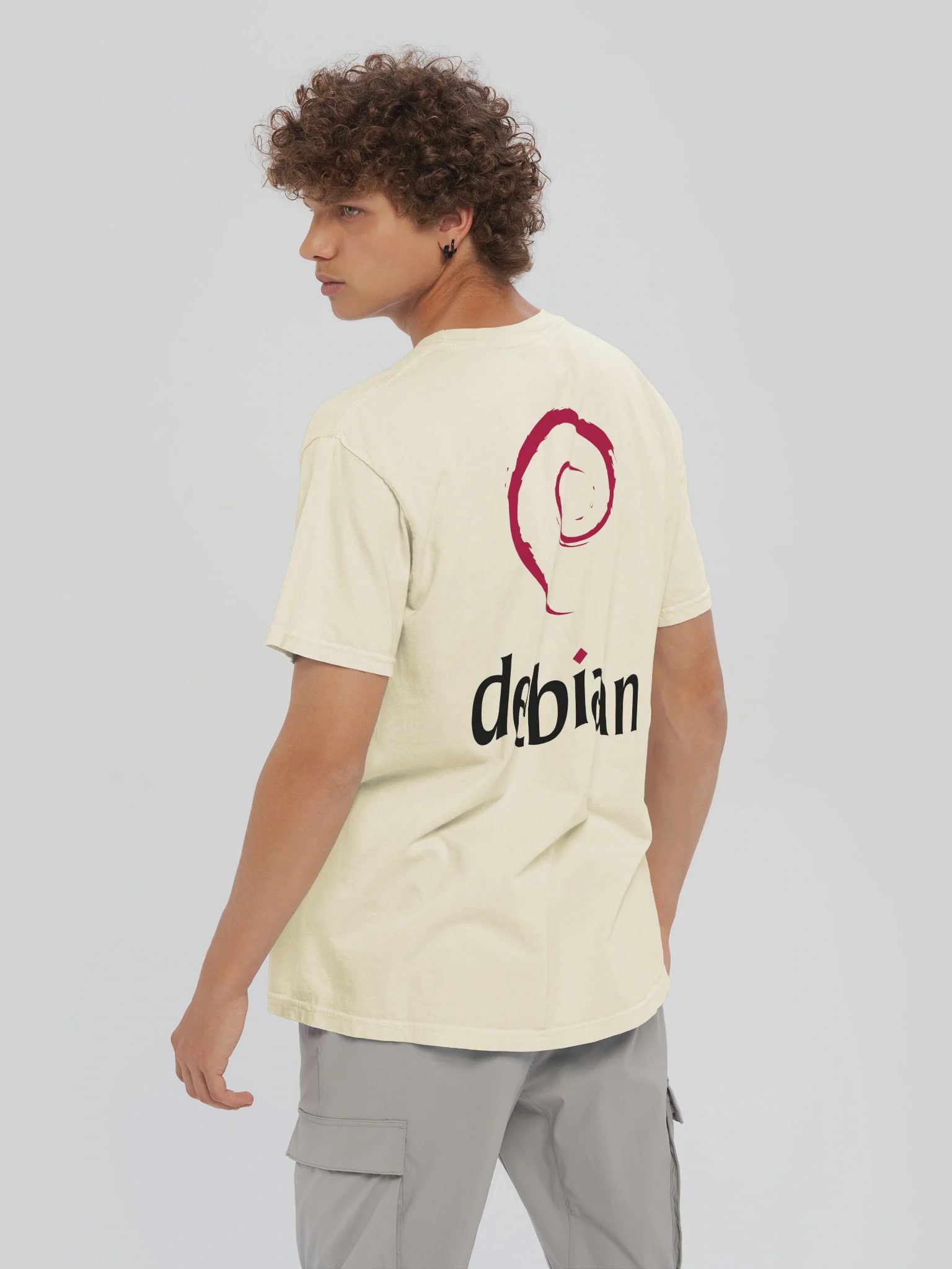 Debian T-Shirt, Ivory, photo 6 of 6