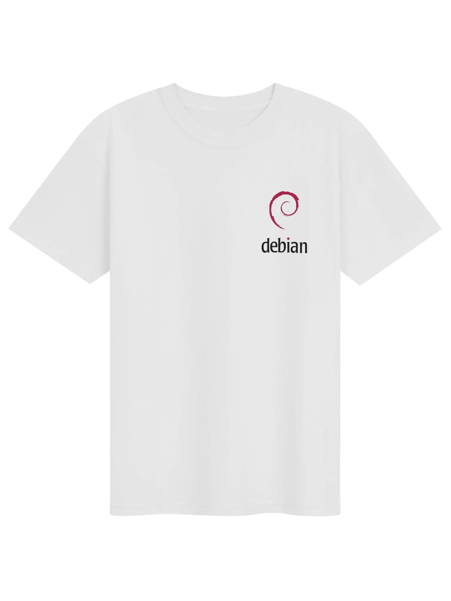 Debian T-Shirt, White, photo 1 of 6