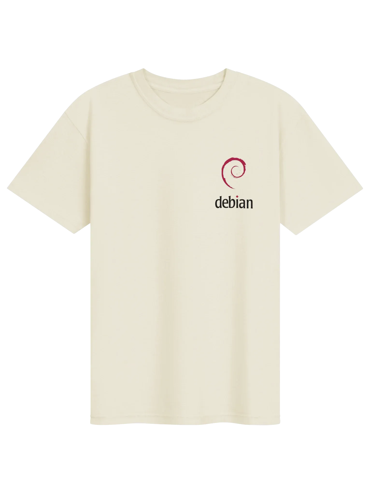 Debian T-Shirt, Ivory, photo 1 of 6