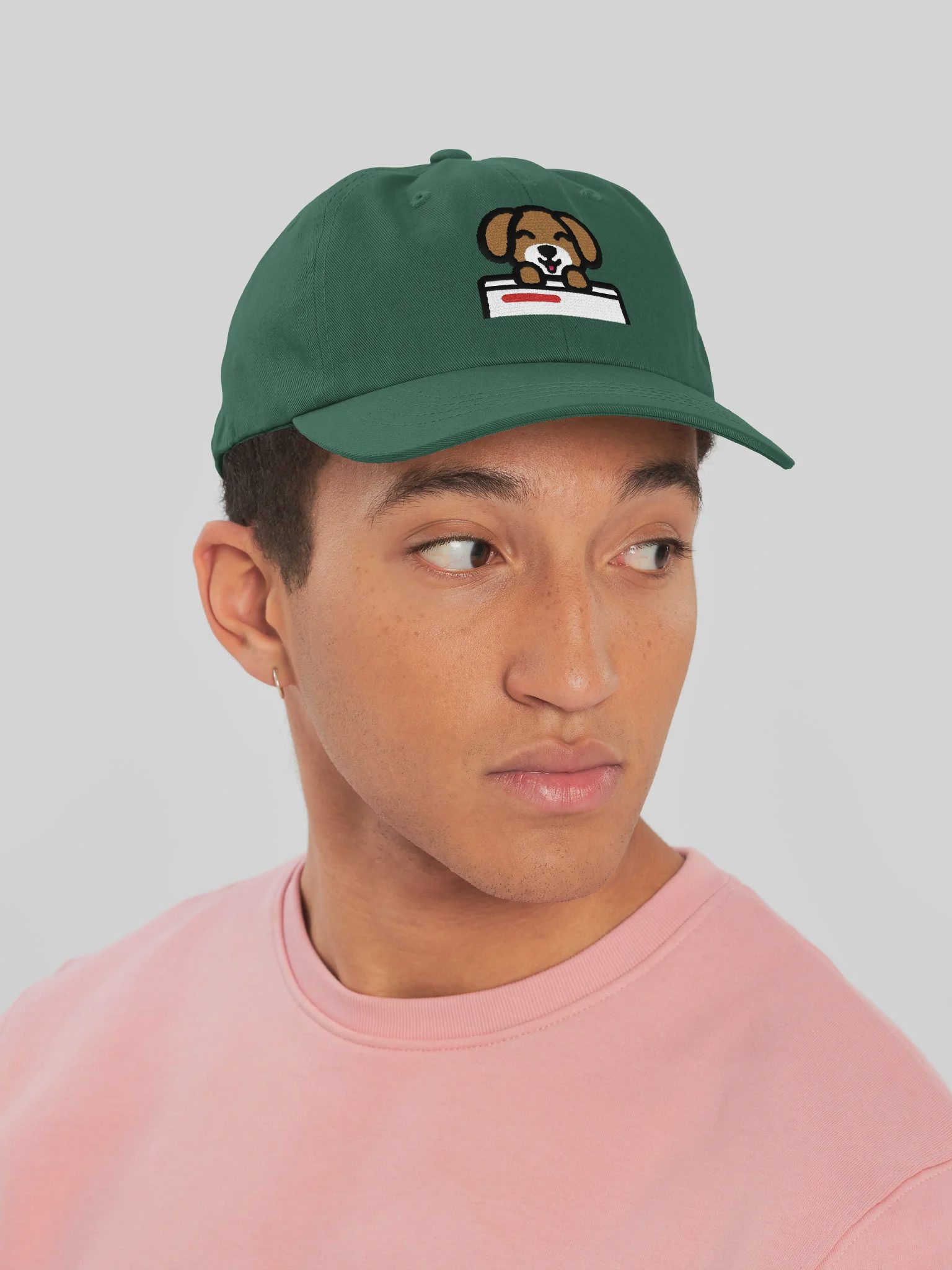 HotDog CMS Dad Hat, Spruce, photo 6 of 6