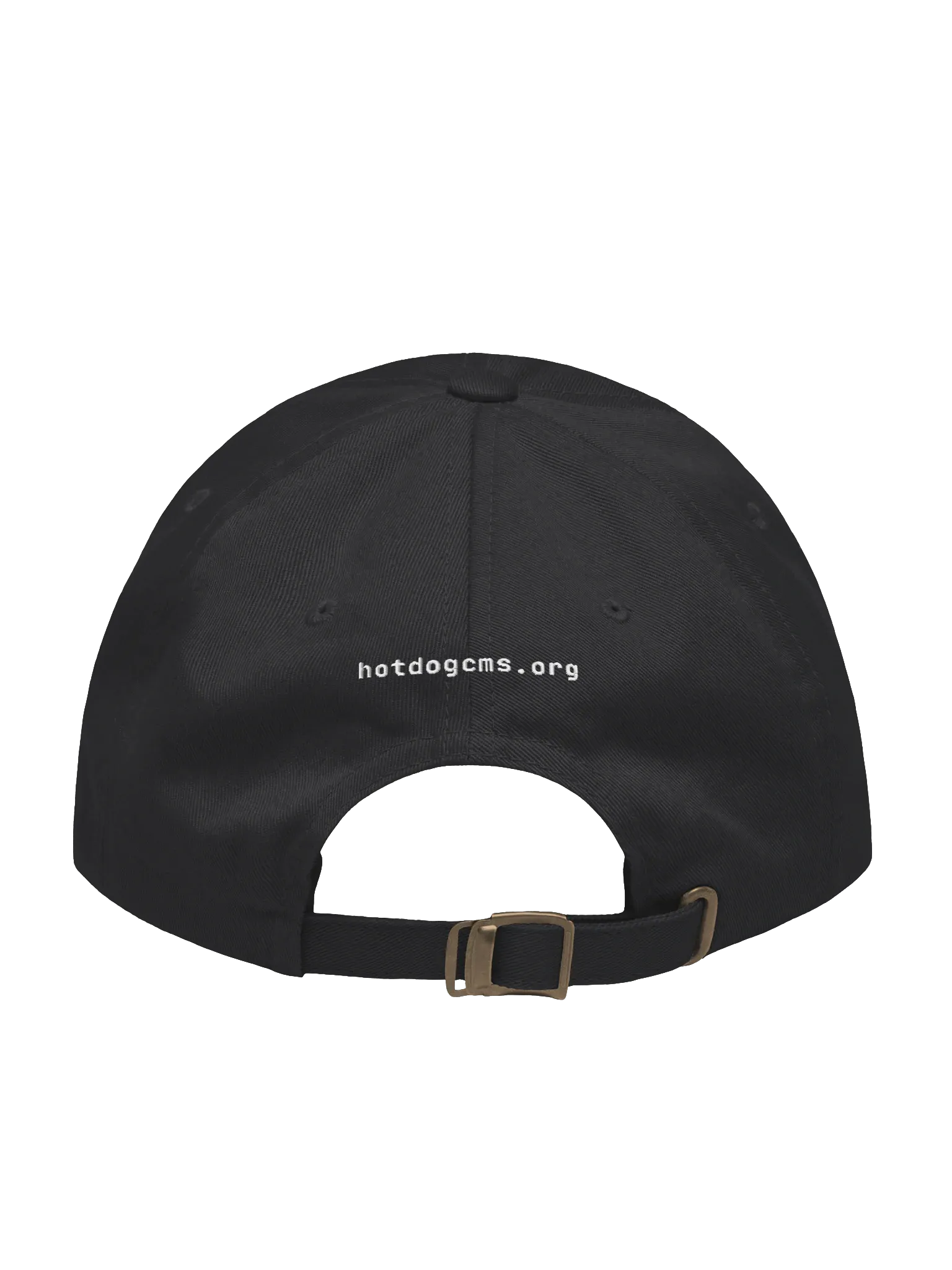 HotDog CMS Dad Hat, Black, photo 2 of 6