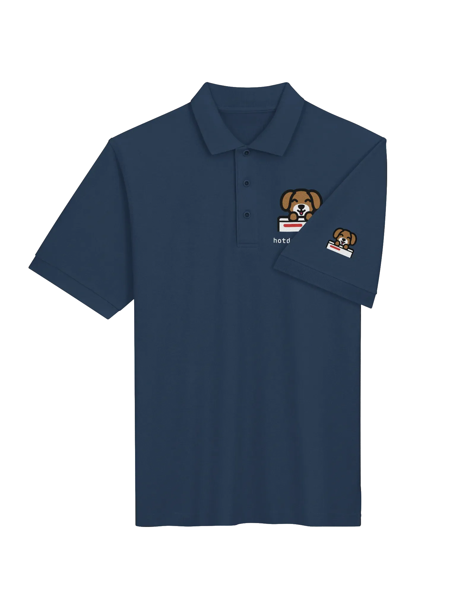 HotDog CMS Polo, Navy, photo 4 of 6