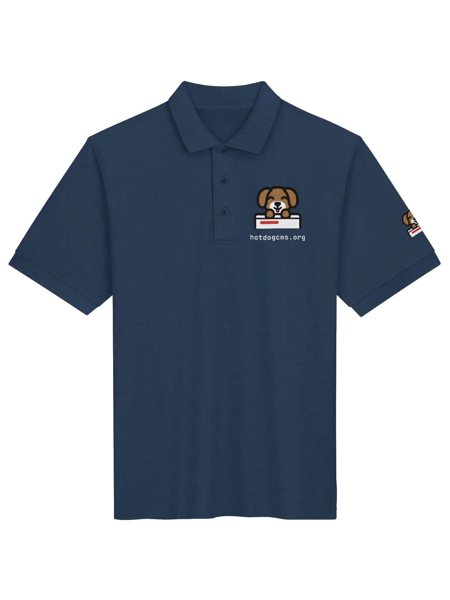 HotDog CMS Polo, Navy, photo 1 of 6