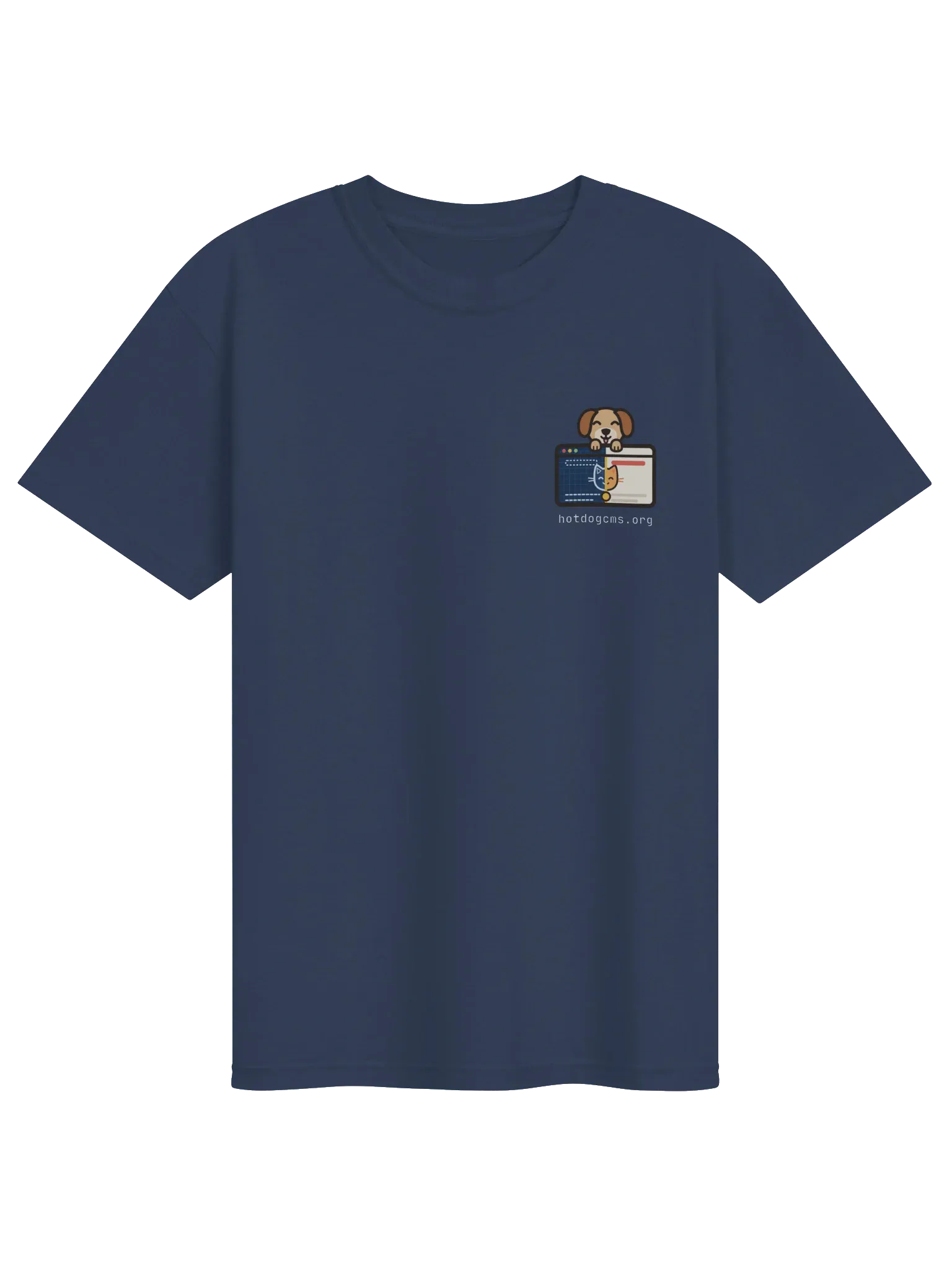 HotDog CMS T-Shirt, True Navy, photo 1 of 6