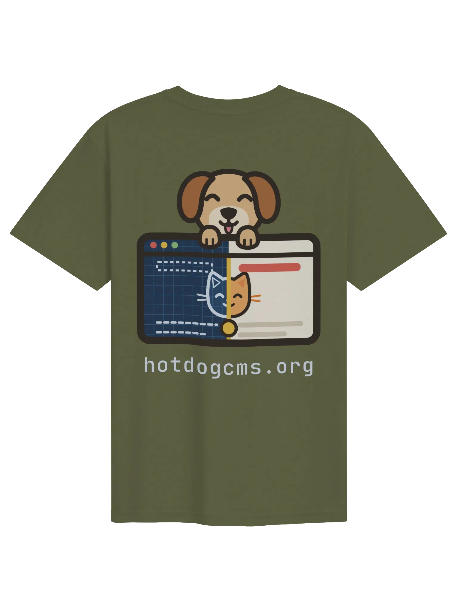 HotDog CMS T-Shirt, Hemp, photo 2 of 6