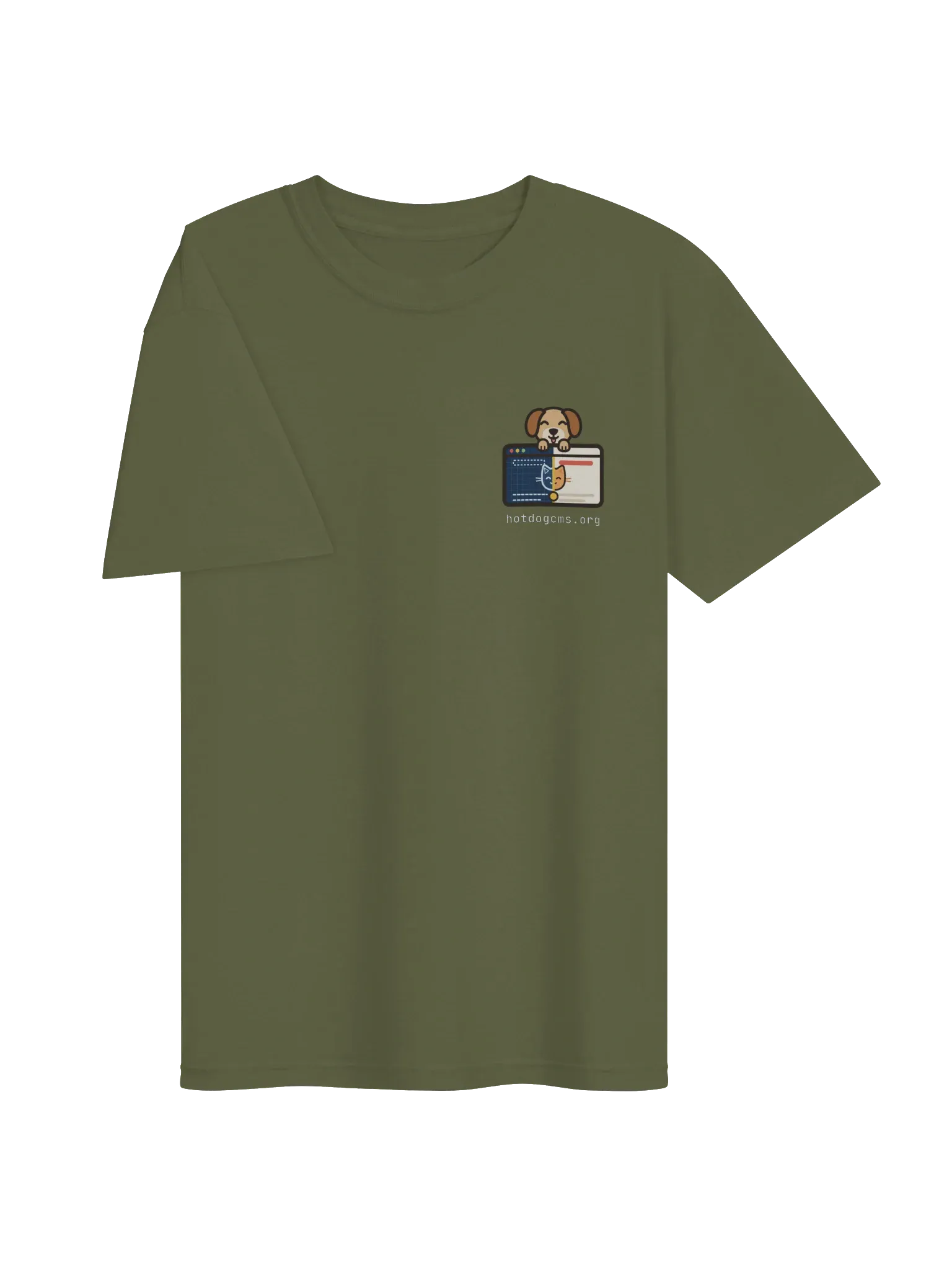 HotDog CMS T-Shirt, Hemp, photo 3 of 6
