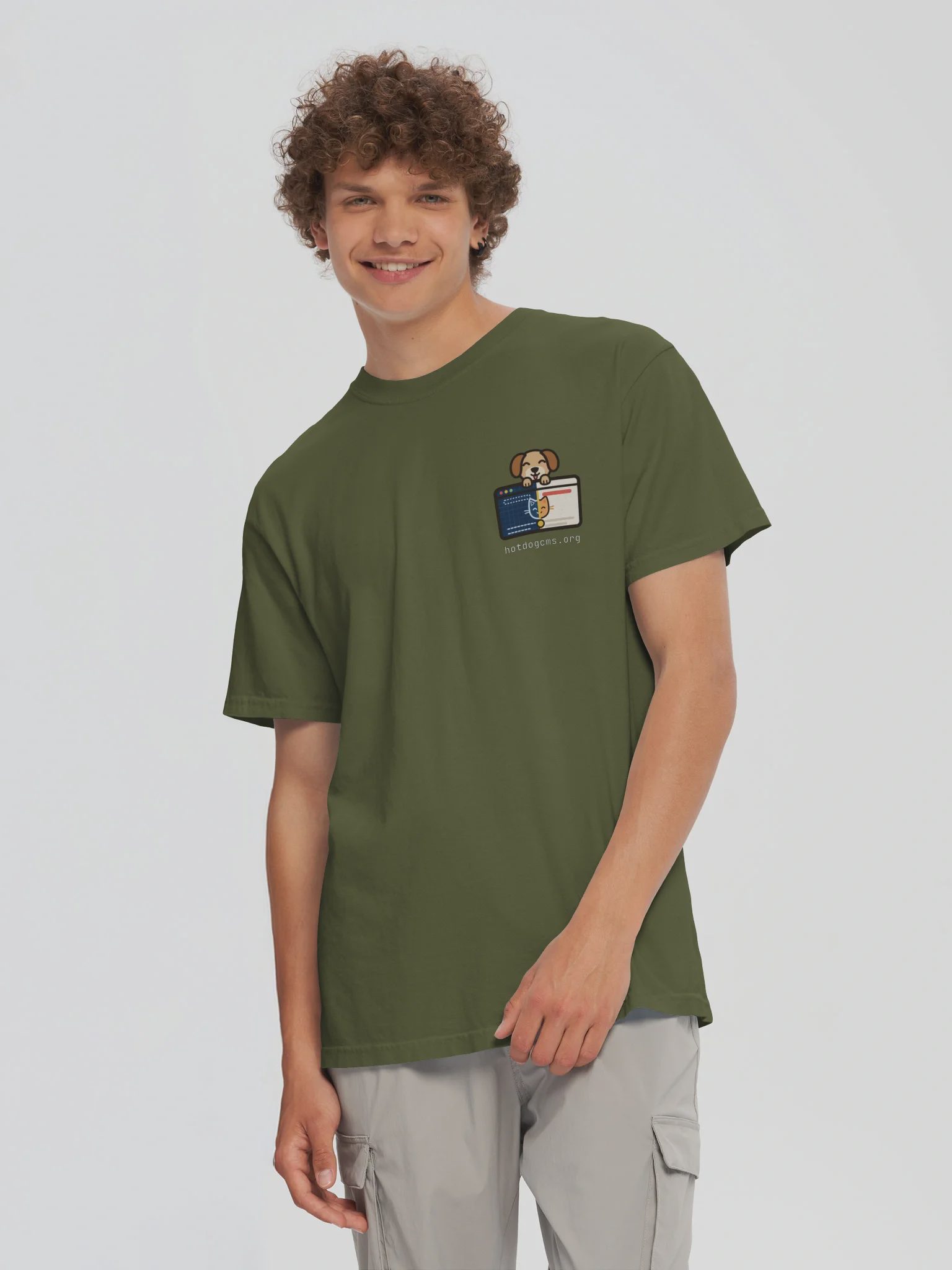 HotDog CMS T-Shirt, Hemp, photo 5 of 6