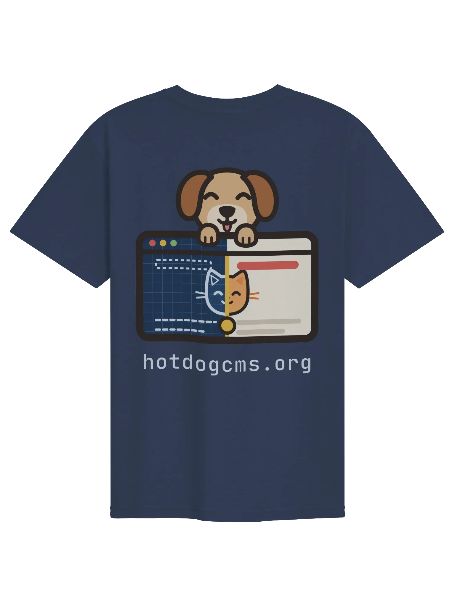 HotDog CMS T-Shirt, True Navy, photo 2 of 6