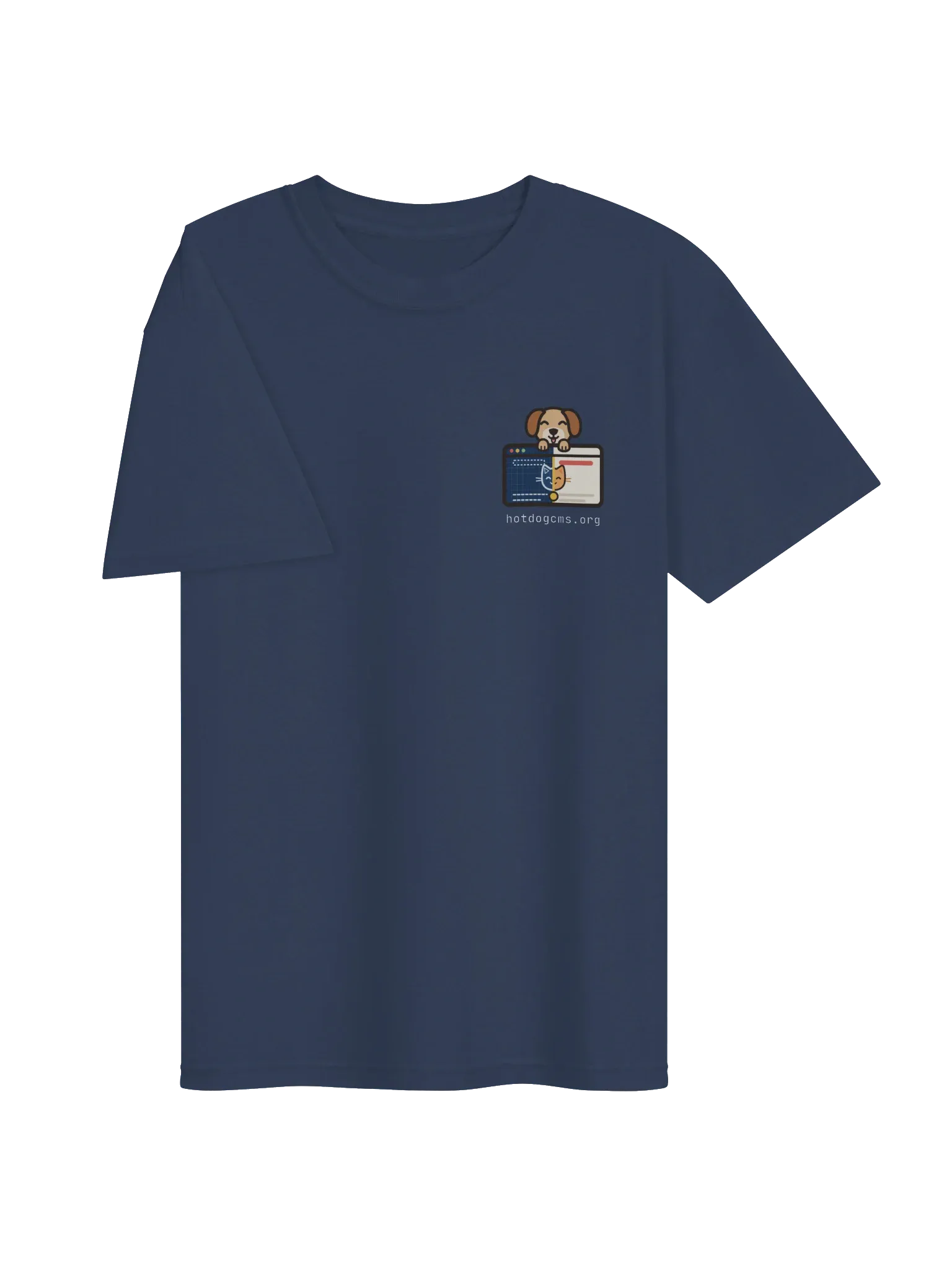HotDog CMS T-Shirt, True Navy, photo 3 of 6