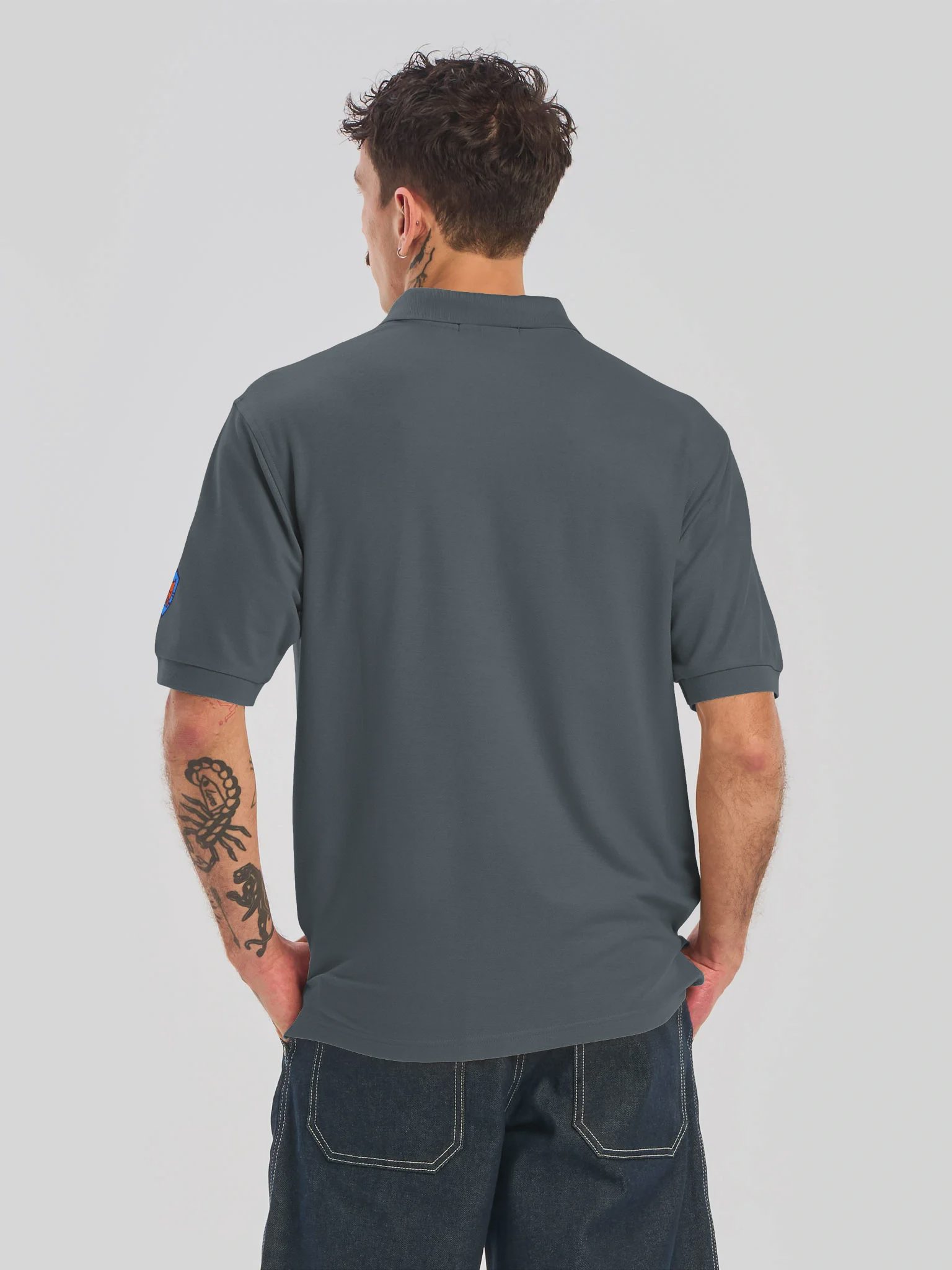 ihasvpn Polo, Steel Grey, photo 6 of 6