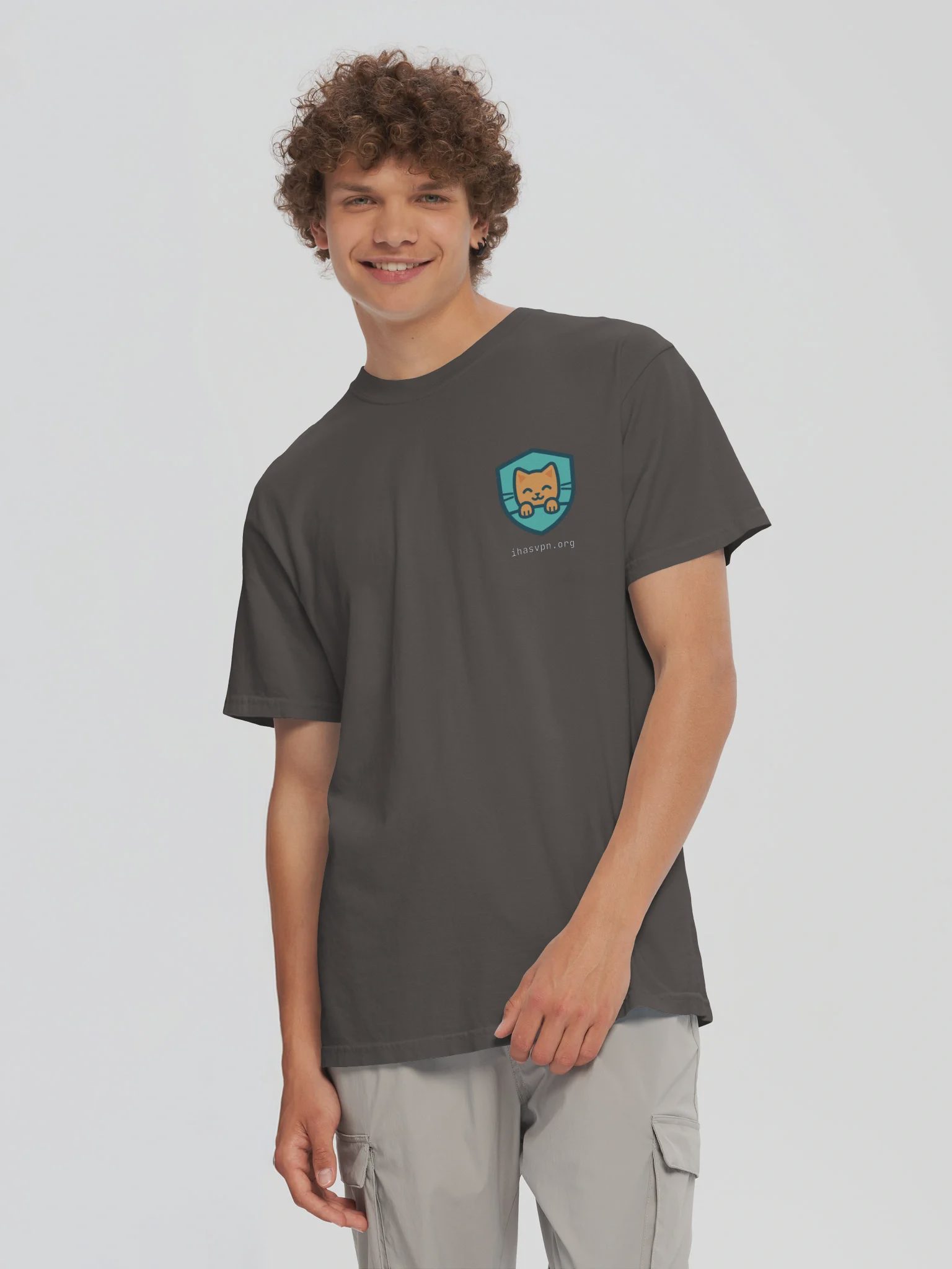 ihasvpn T-Shirt, Pepper, photo 5 of 6