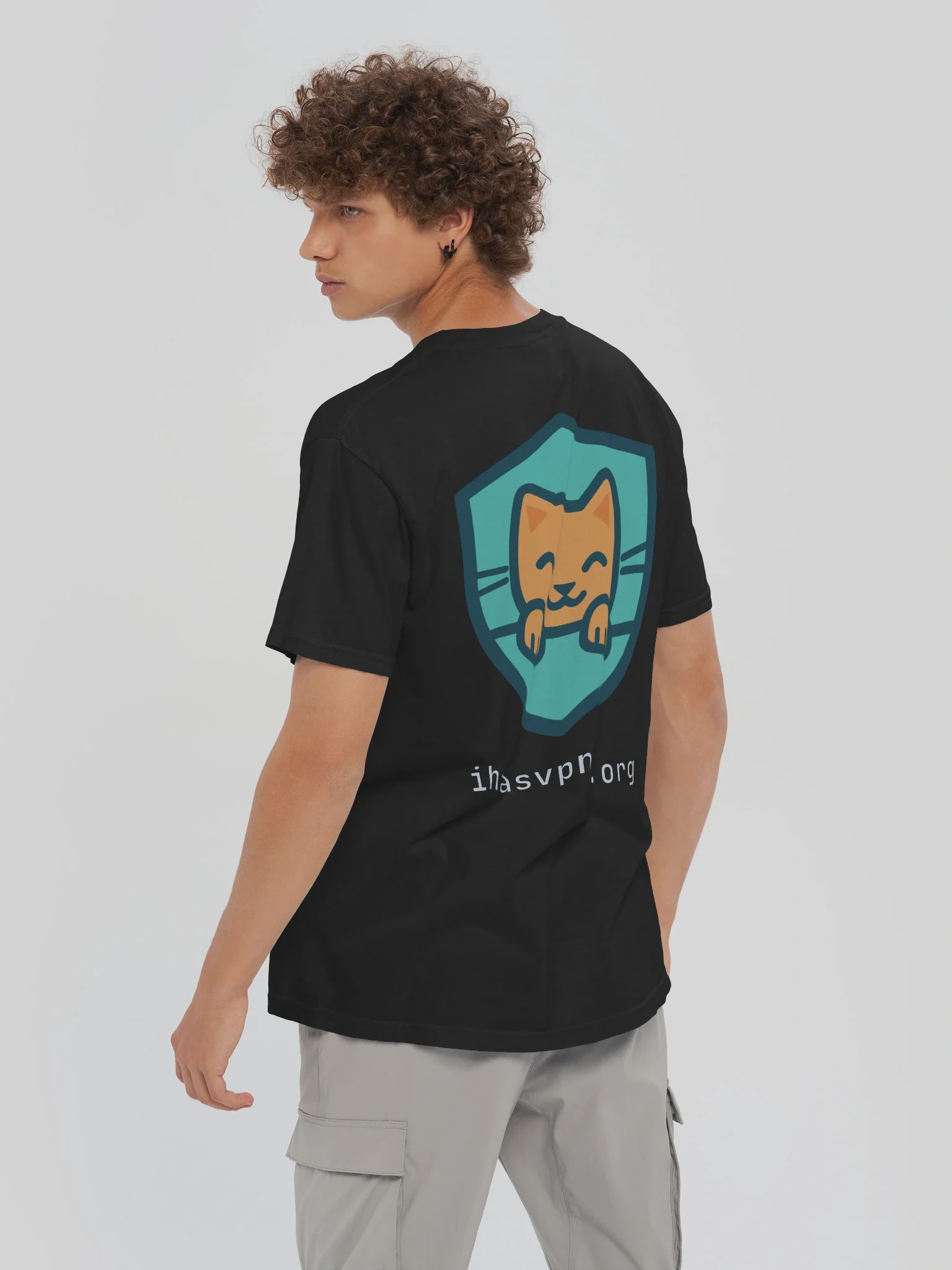 ihasvpn T-Shirt, Black, photo 6 of 6