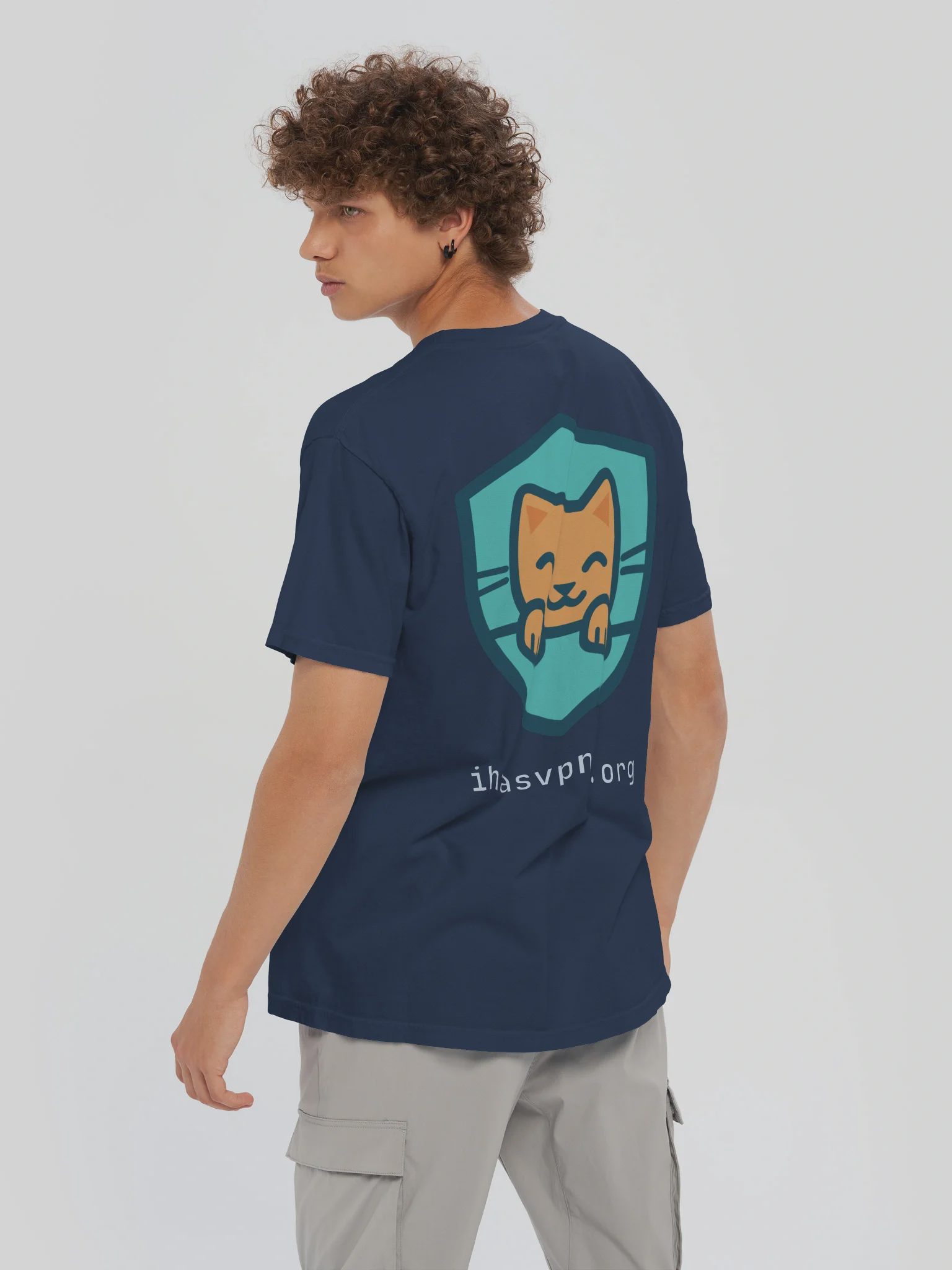 ihasvpn T-Shirt, True Navy, photo 6 of 6