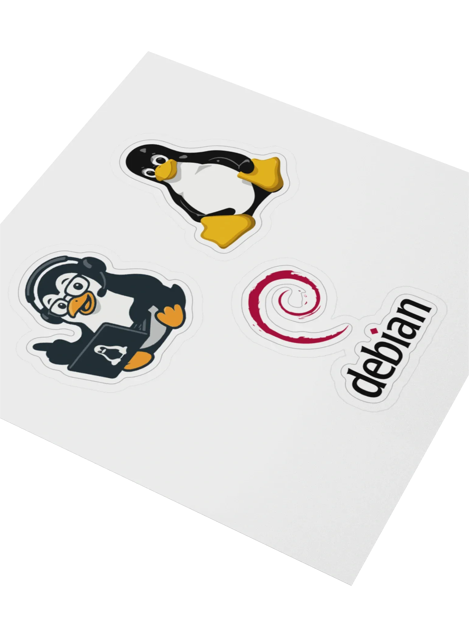 Linux Penguins and Debian Stickers, photo 3 of 6