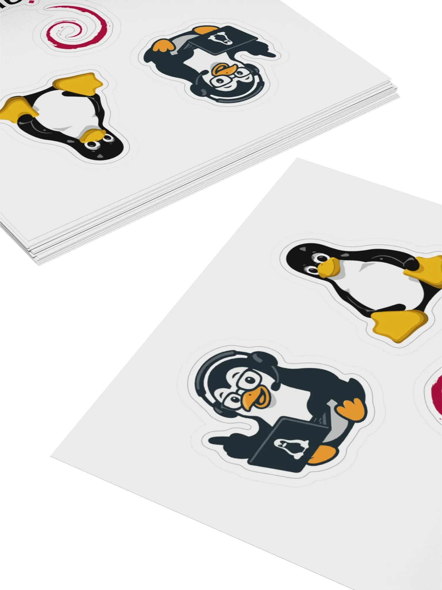 Linux Penguins and Debian Stickers, photo 4 of 6