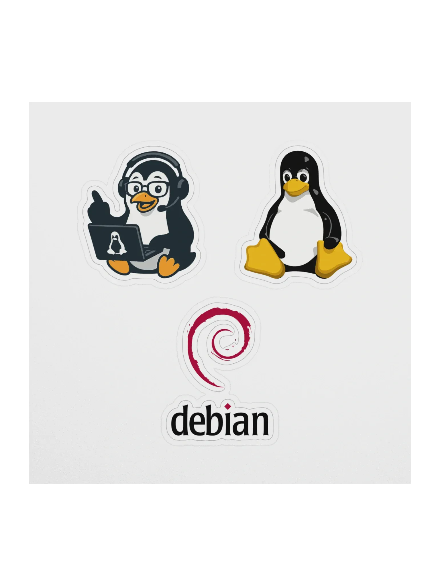 Linux Penguins and Debian Stickers, photo 5 of 6