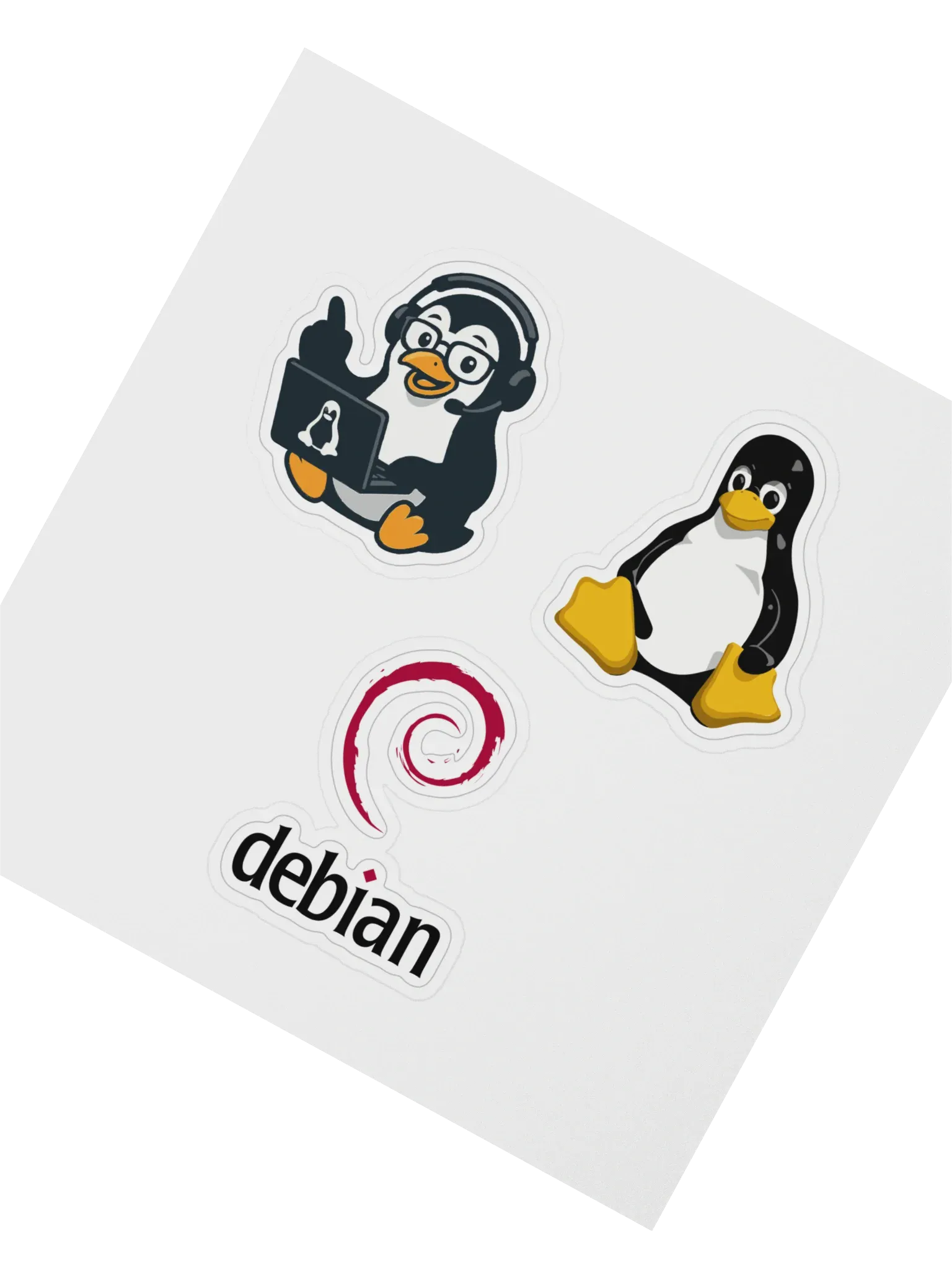 Linux Penguins and Debian Stickers, photo 6 of 6
