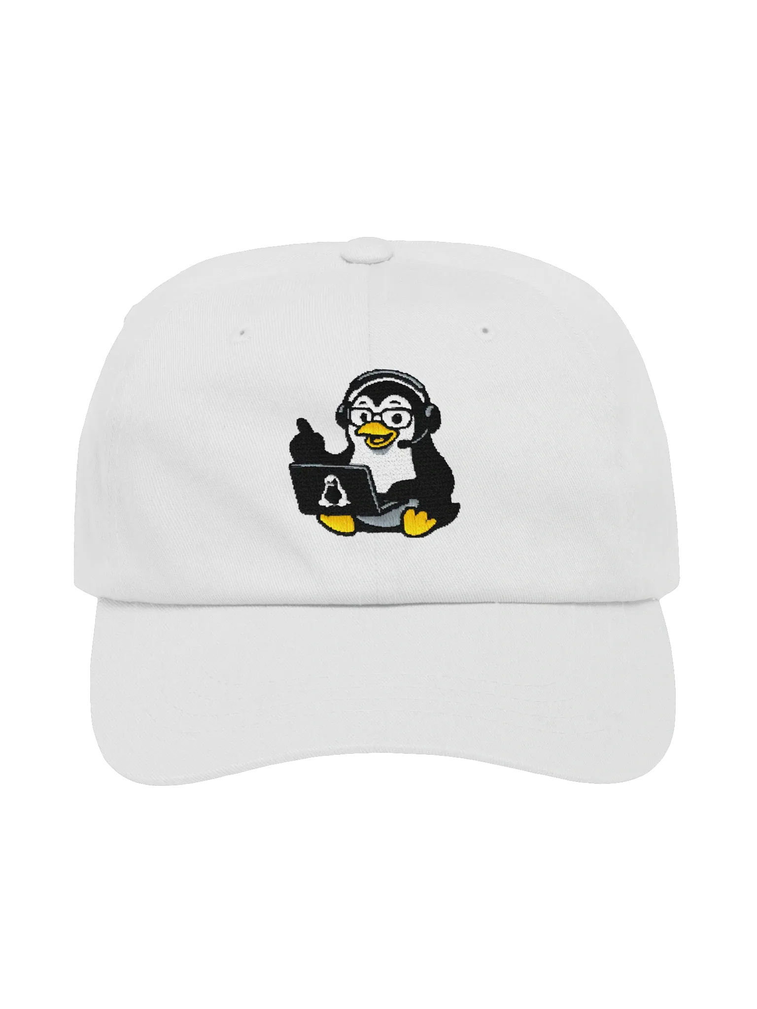 LINUXexpert Dad Hat, White, photo 1 of 6