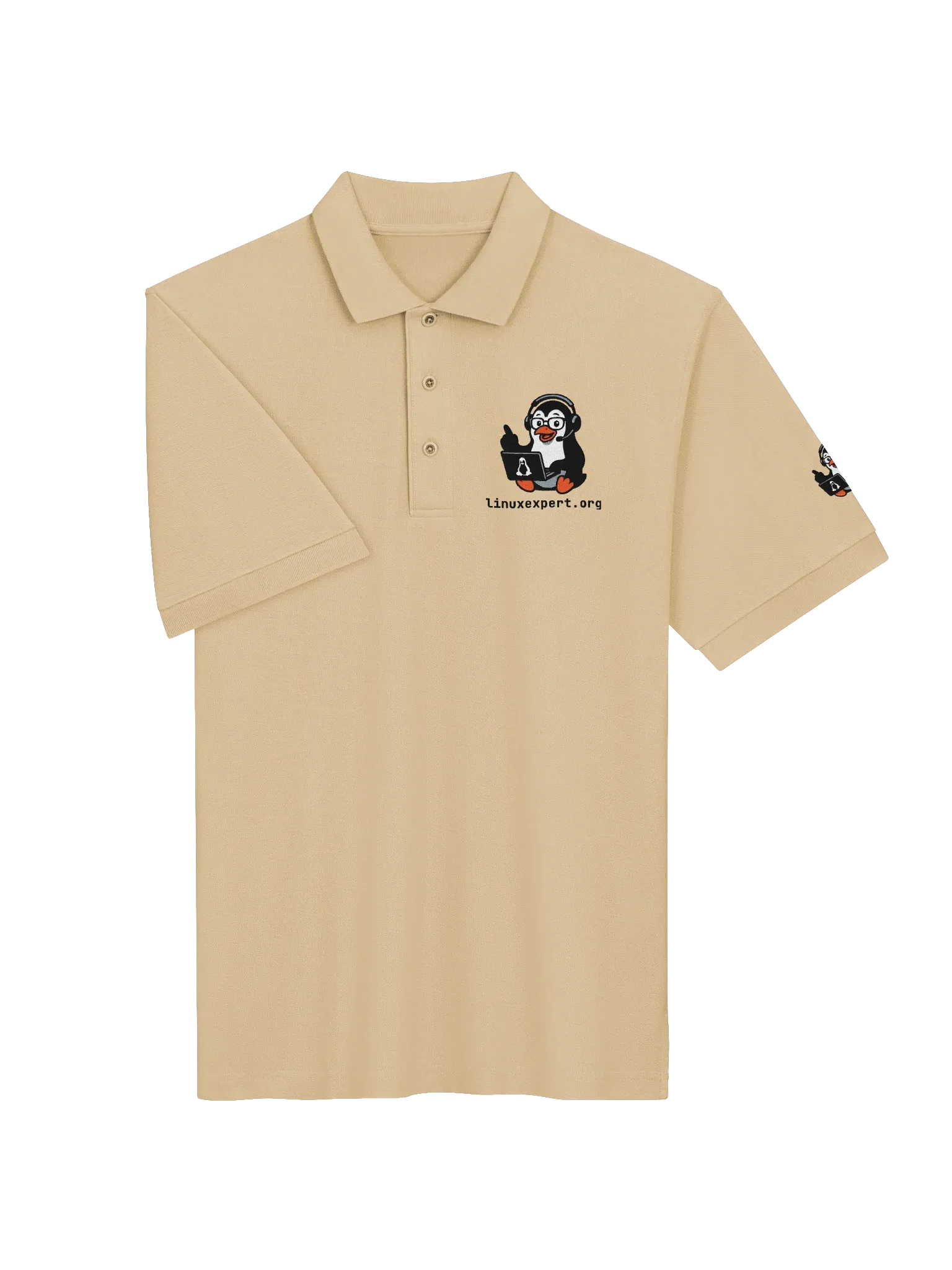 LINUXexpert Polo, Stone, photo 3 of 6