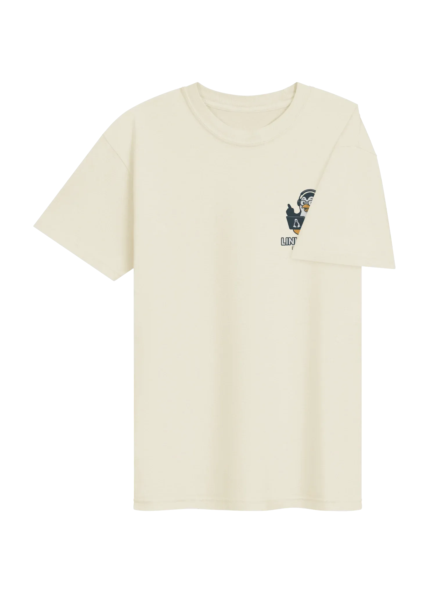 LINUXexpert T-Shirt, Ivory, photo 4 of 6