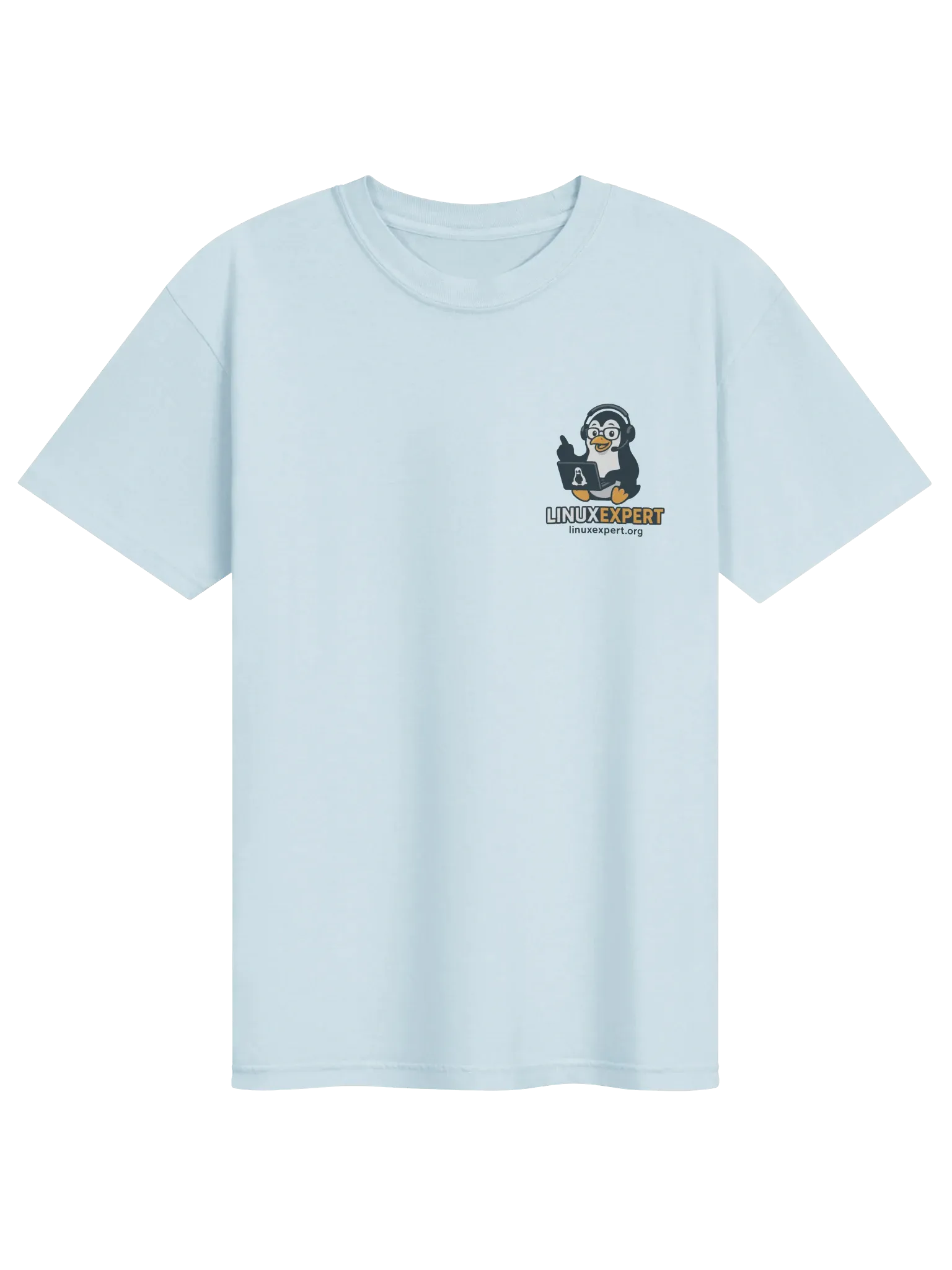 LINUXexpert T-Shirt, Chambray, photo 1 of 6