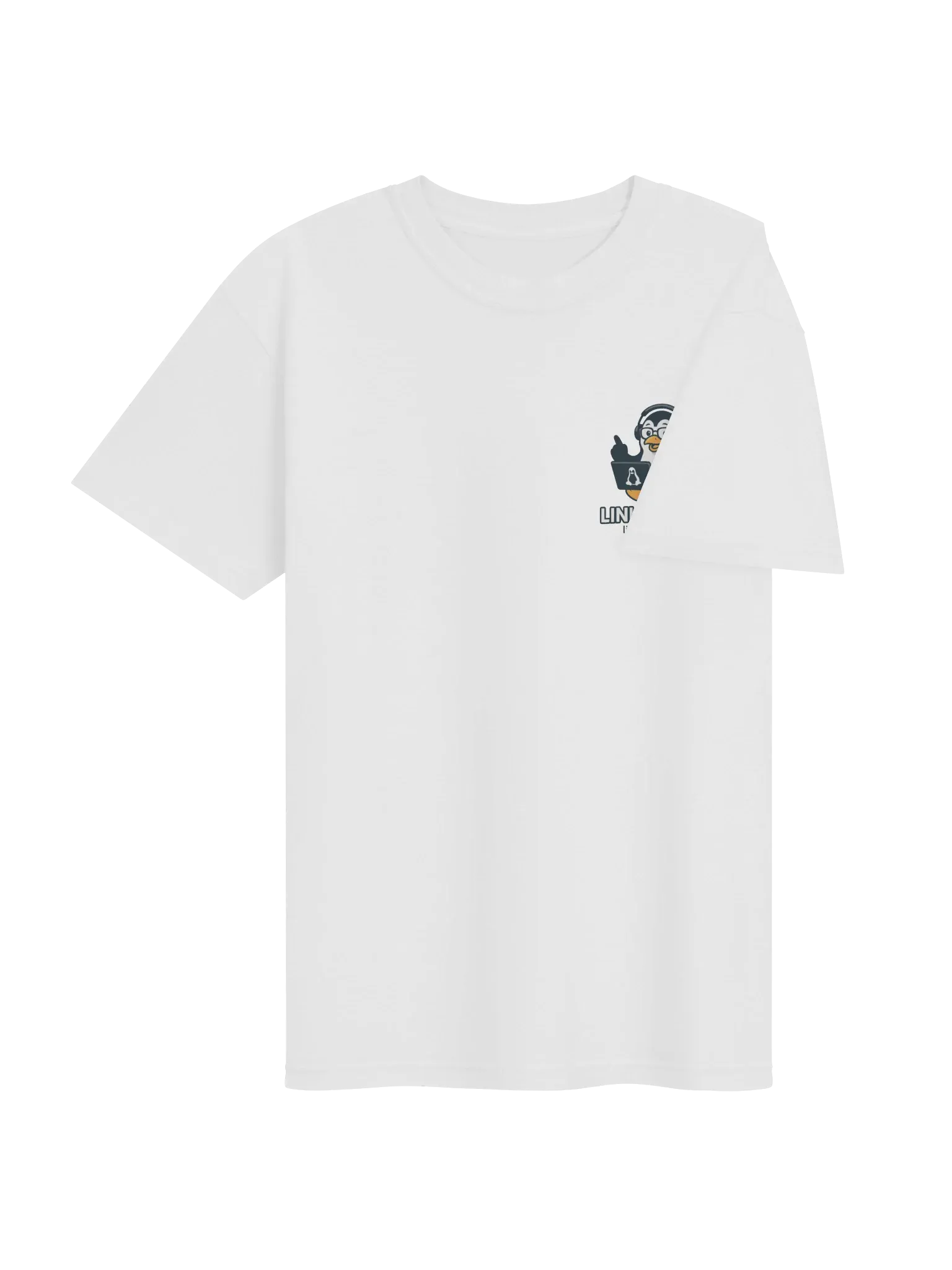 LINUXexpert T-Shirt, White, photo 4 of 6