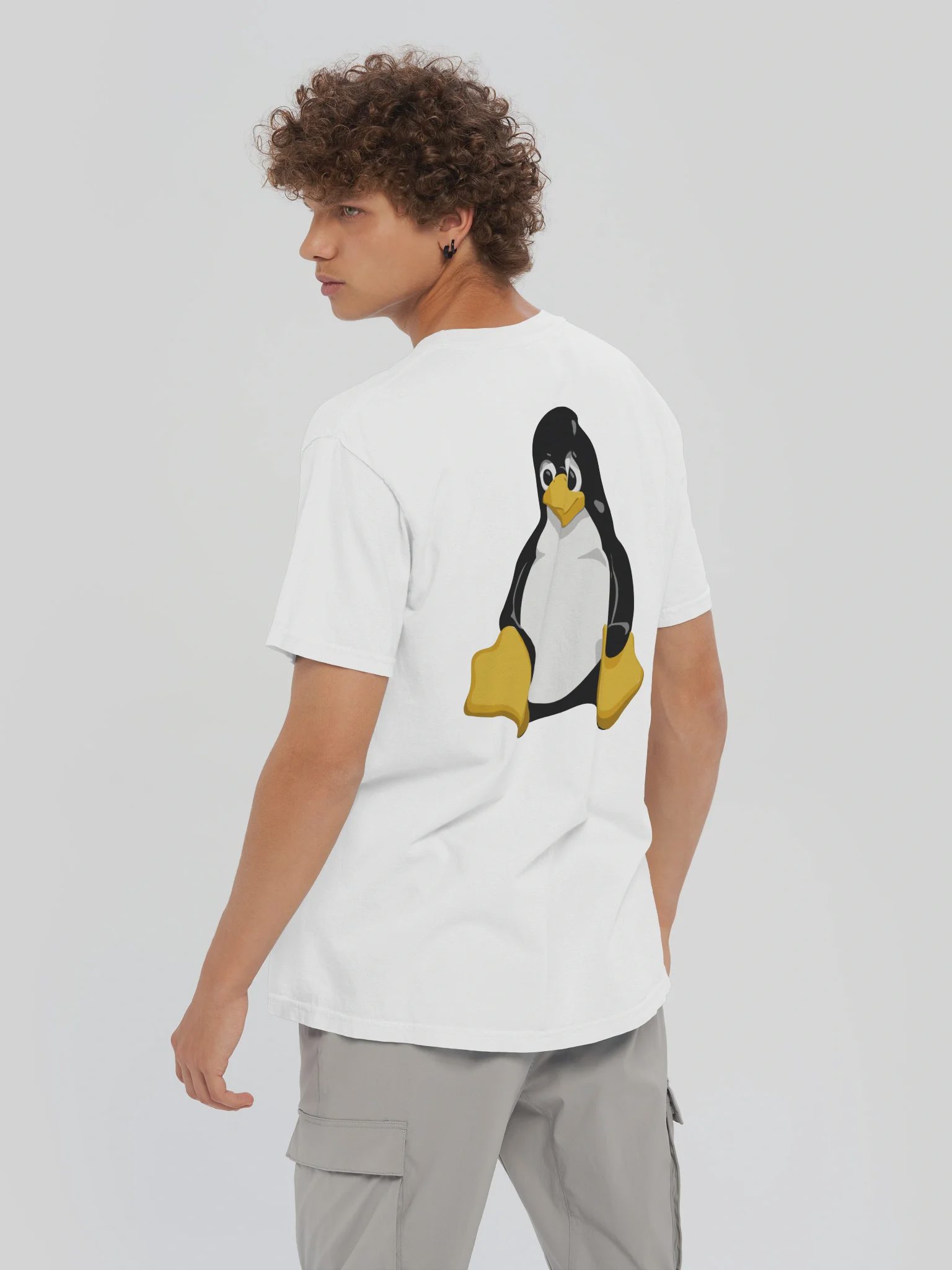 Tux T-Shirt, White, photo 6 of 6